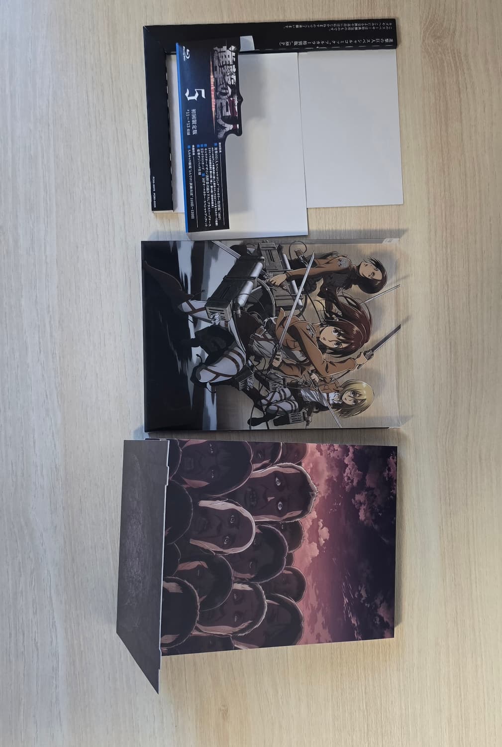 한정판 진격의거인 블루레이박스 공방전 풀컬러 코믹스 특전 북클릿 조사병단 상품이미지8