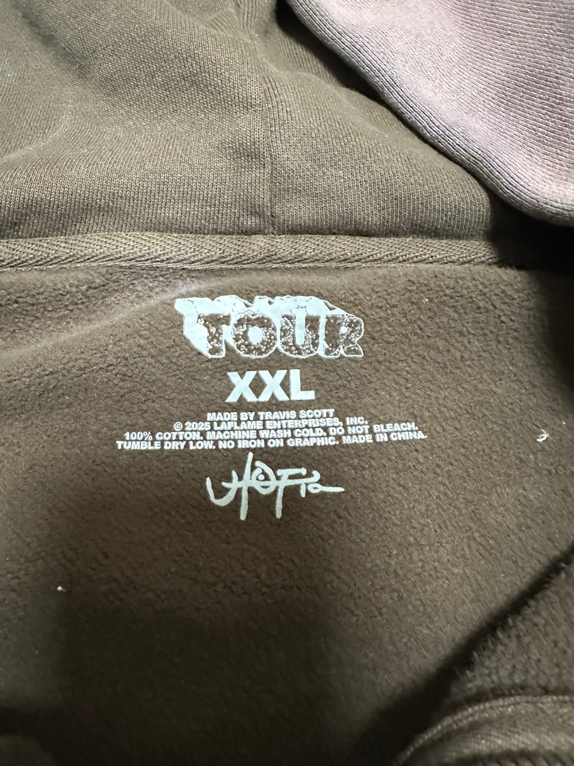 트래비스 스캇 후드집업 2xl 상품이미지3