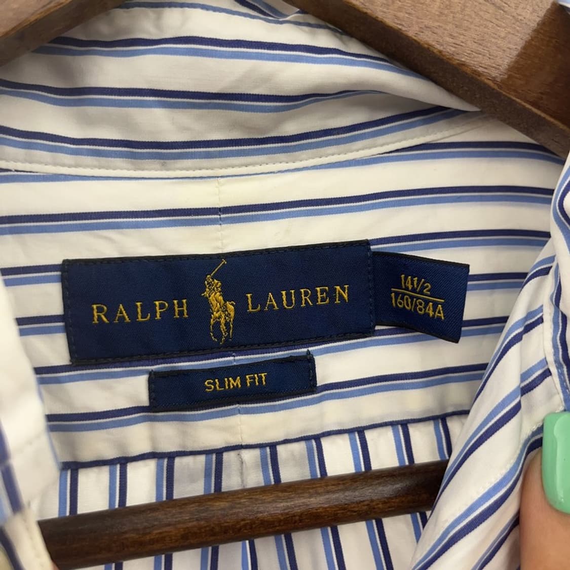 폴로 랄프로렌 레트로 스트라이프 슬림핏 셔츠 90 C07183 상품이미지5