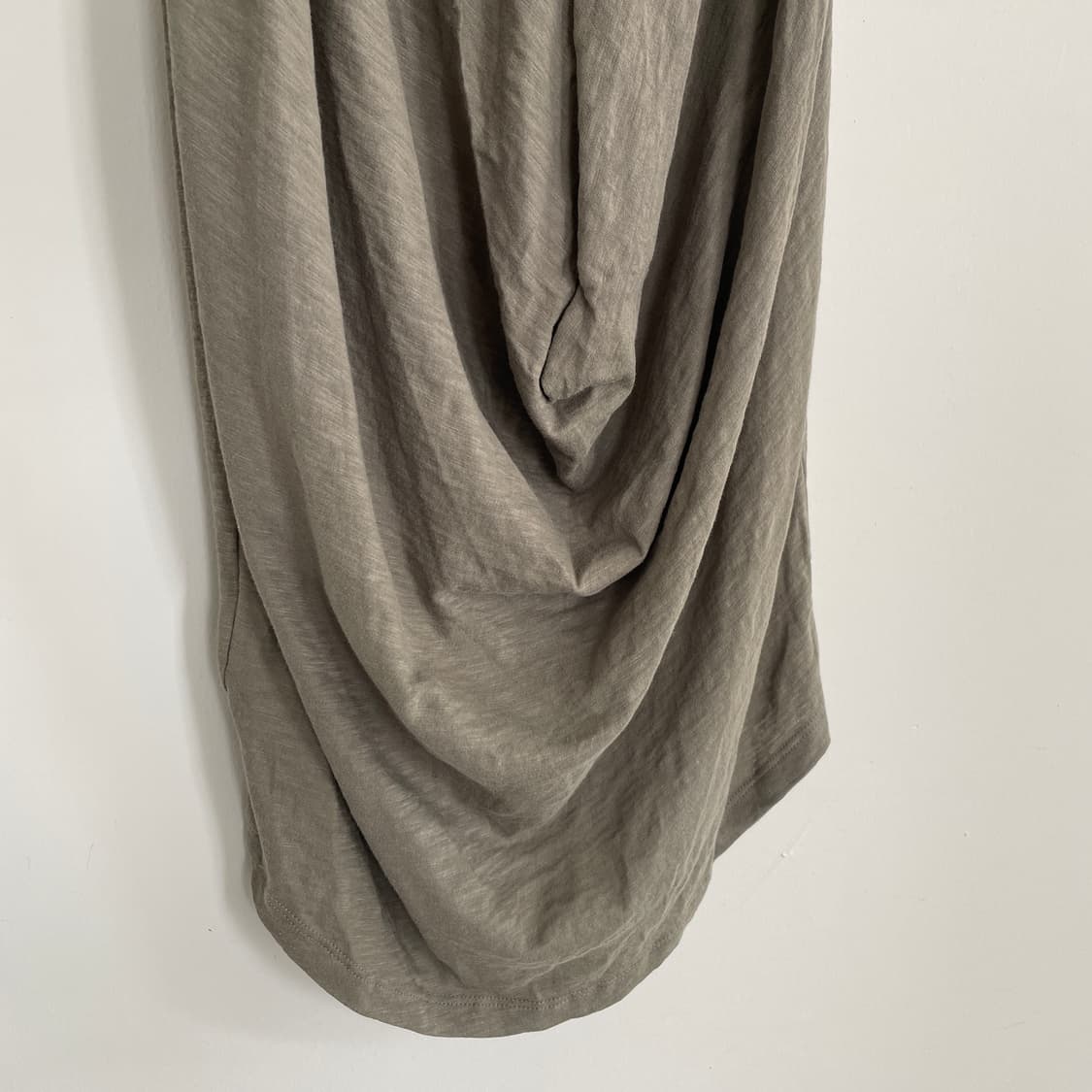 릭맛 띠어리 P,44-55 드레이프 디테일 롱 슬리브리스 y2k 나시 상품이미지7