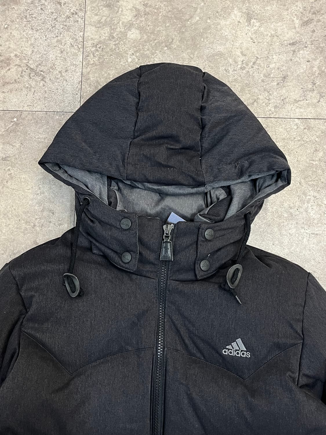 아디다스 후드 덕다운 자켓 차콜 100 #csz2355  상품이미지5