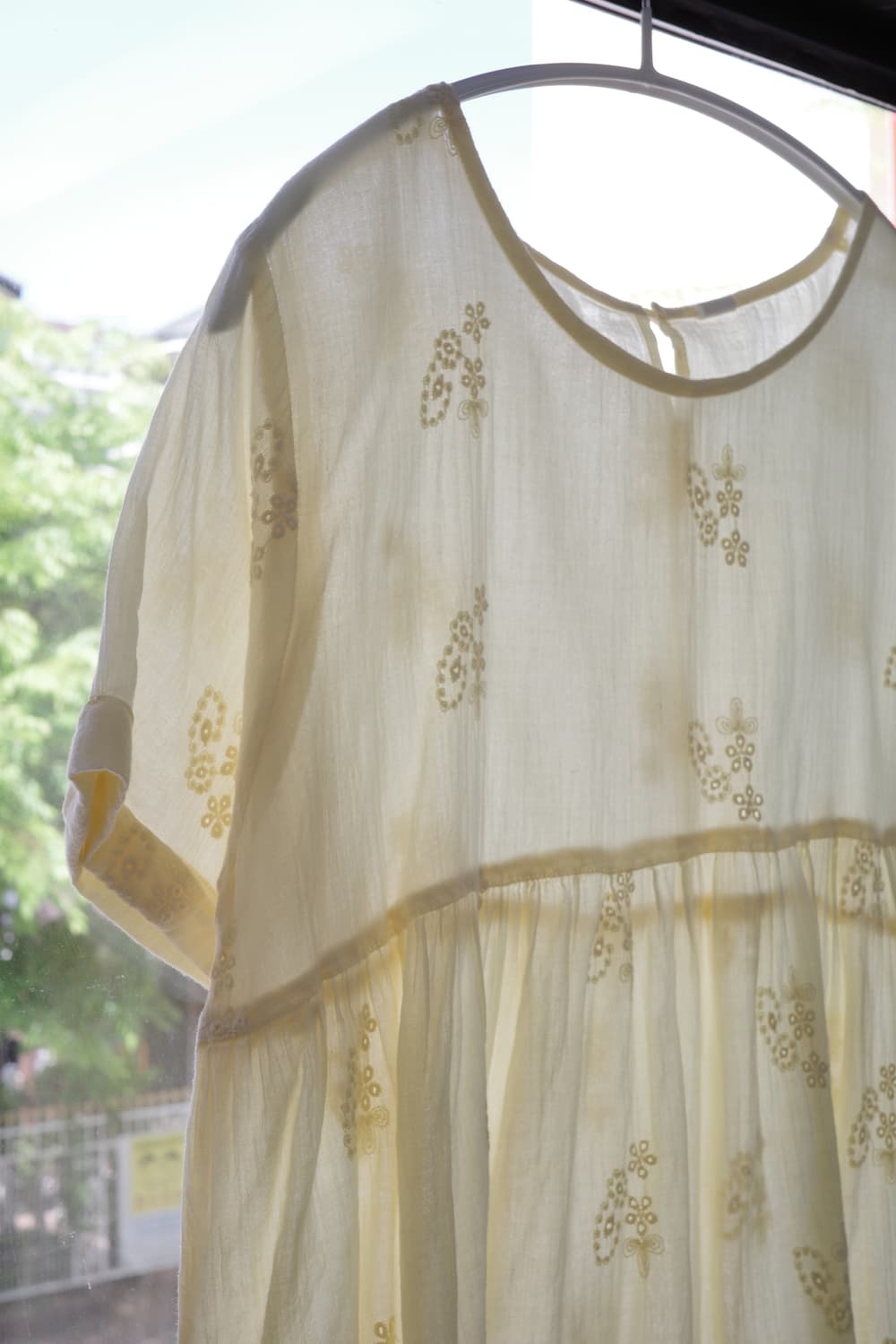 Yellow MMD embroidery blouse 상품이미지7