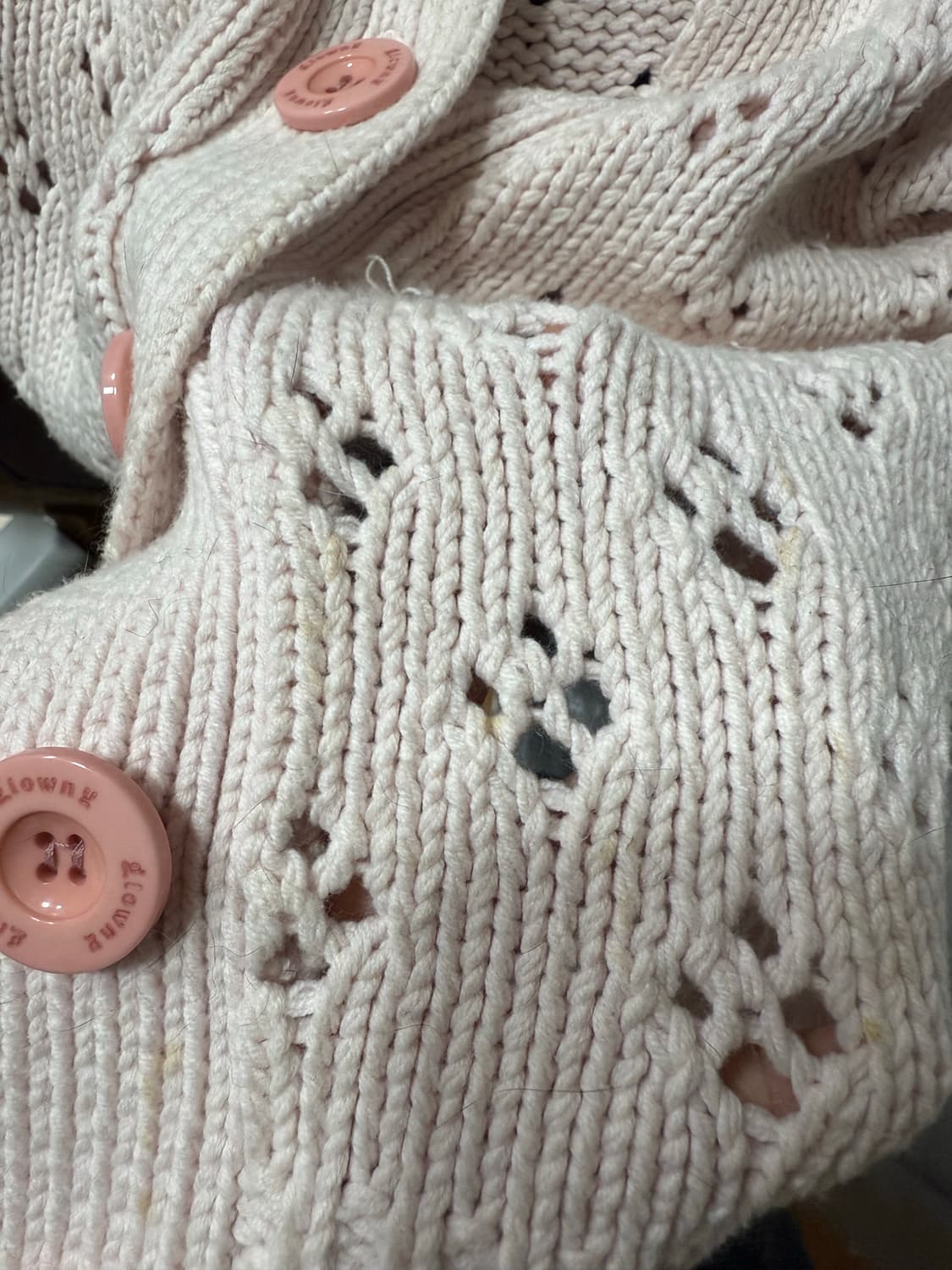 글로니 나오미 니트 가디건 핑크 상품이미지6