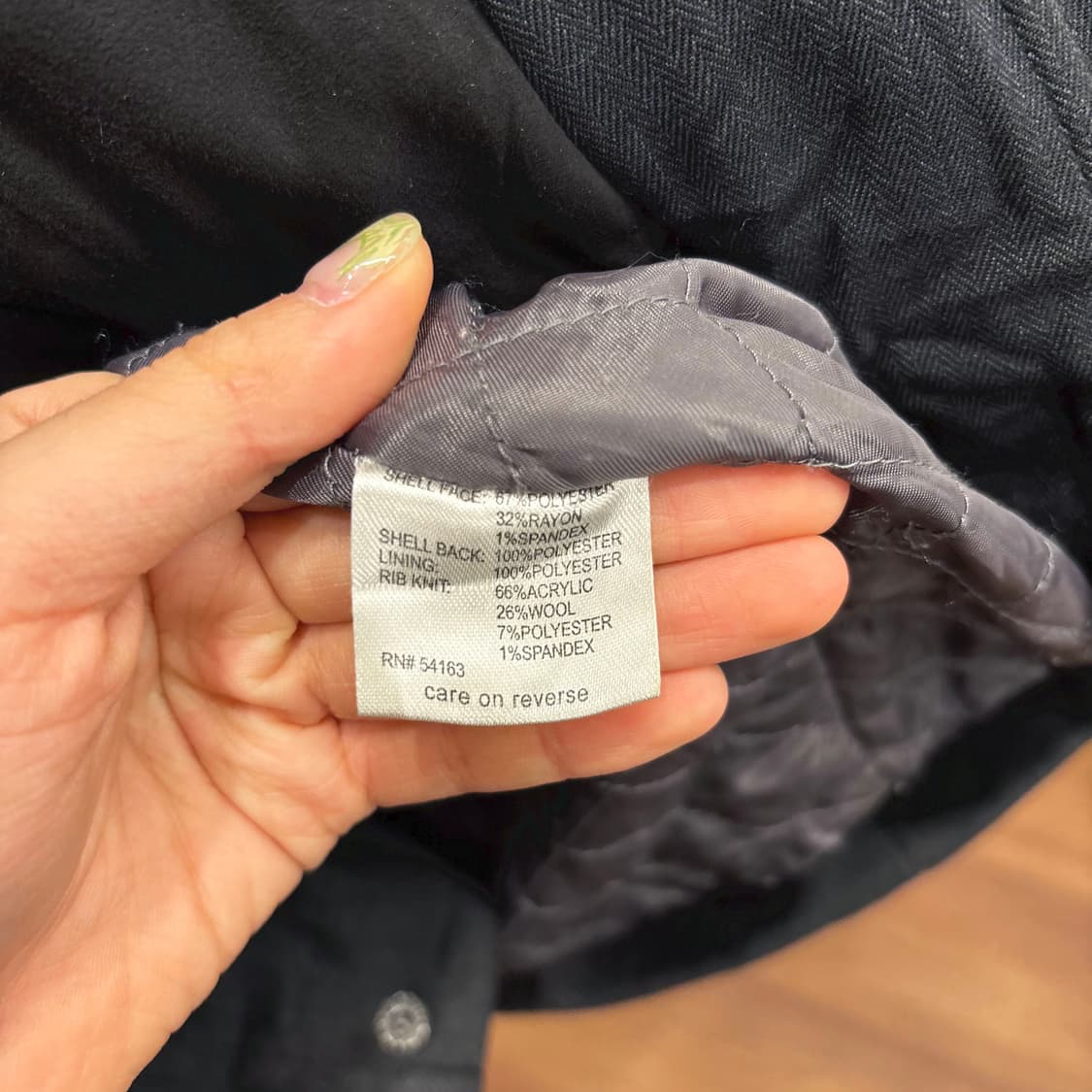 캘빈클라인 하이넥 자켓 더블 집업 퀄팅 안감 디테일 디테일 블랙 상품이미지8