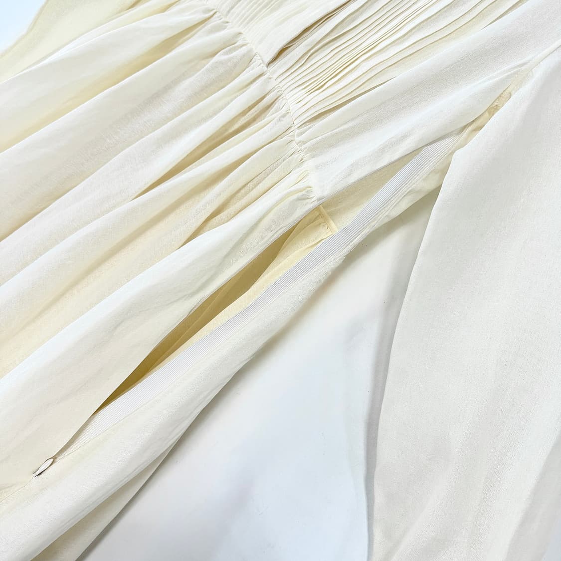 질샌더 셔링 플리츠 셔츠 드레스 상품이미지5