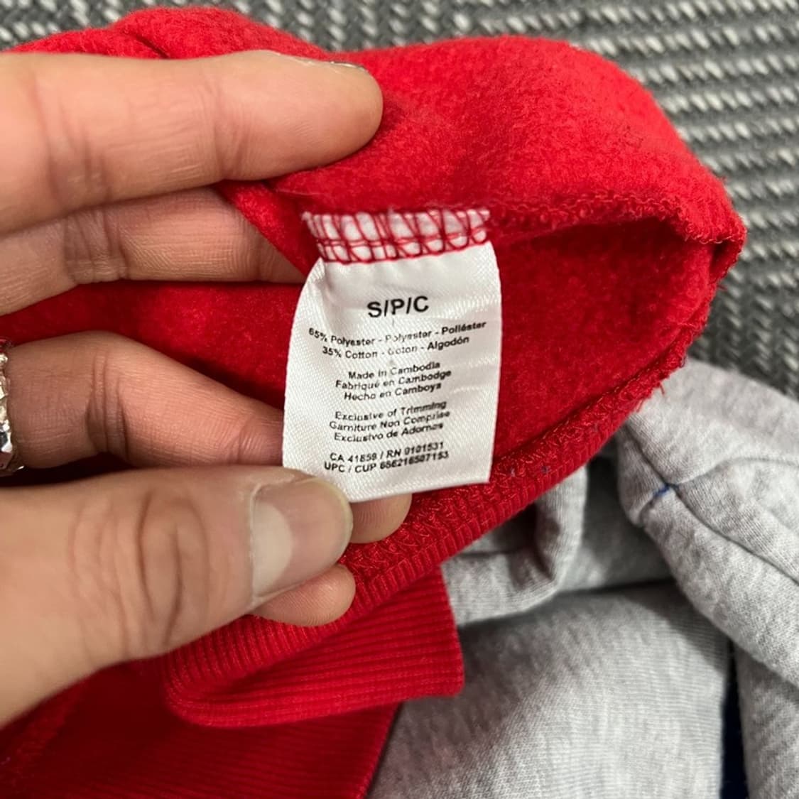 nhl 캐나디언즈 배색 맨투맨 v1153 상품이미지7