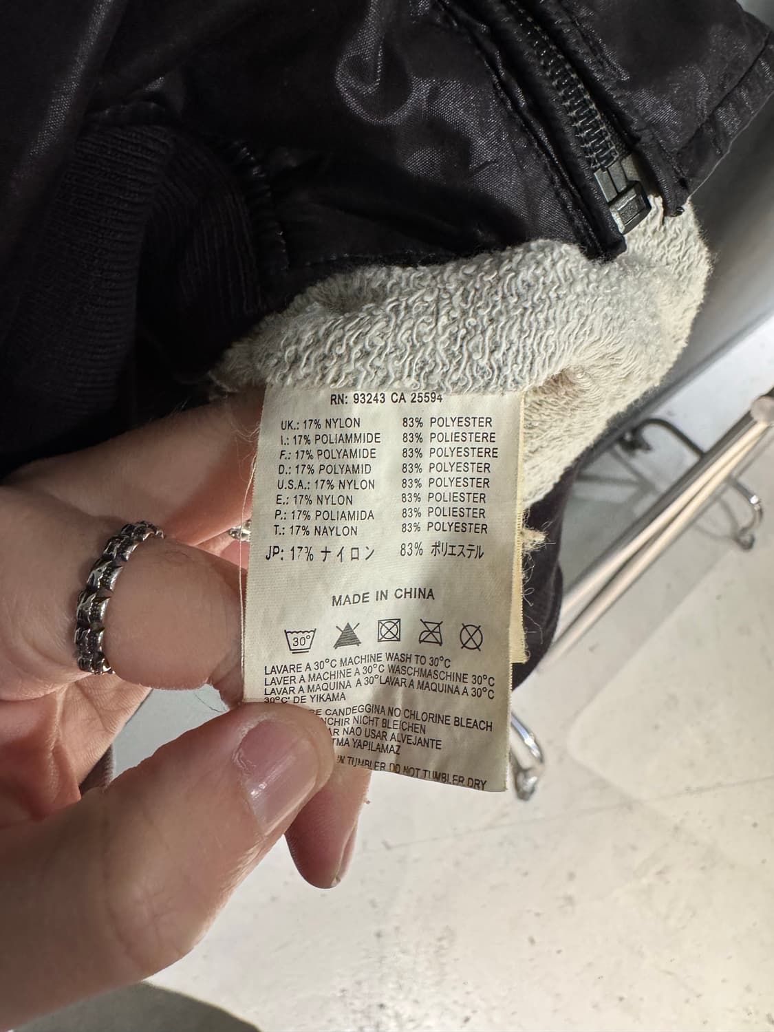 Diesel 디젤 나일론 후드 자켓 상품이미지10