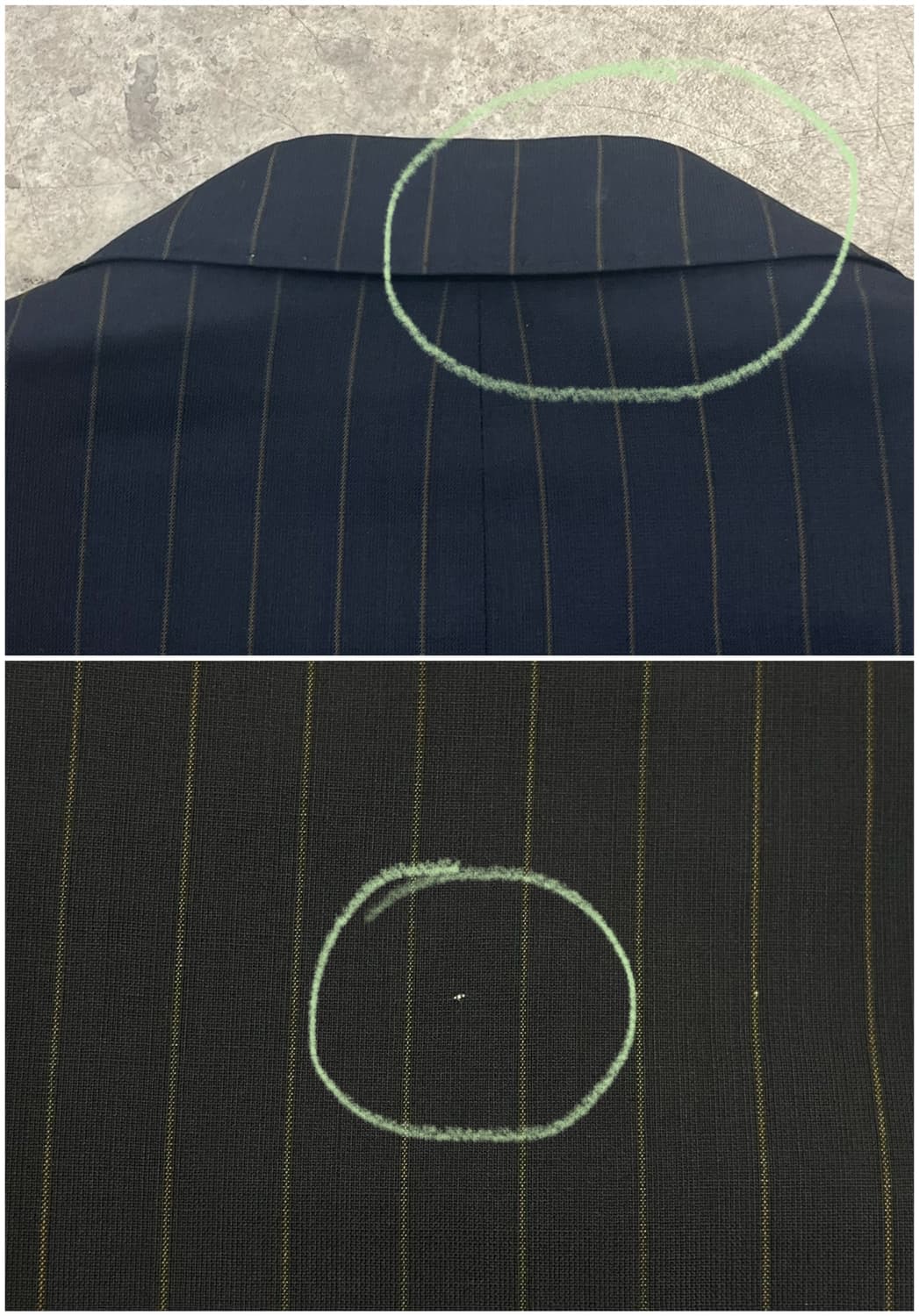 잉글랜드 에르메네질도 제냐 원단 스트라이프 자켓 네이비 #csz3732 상품이미지8