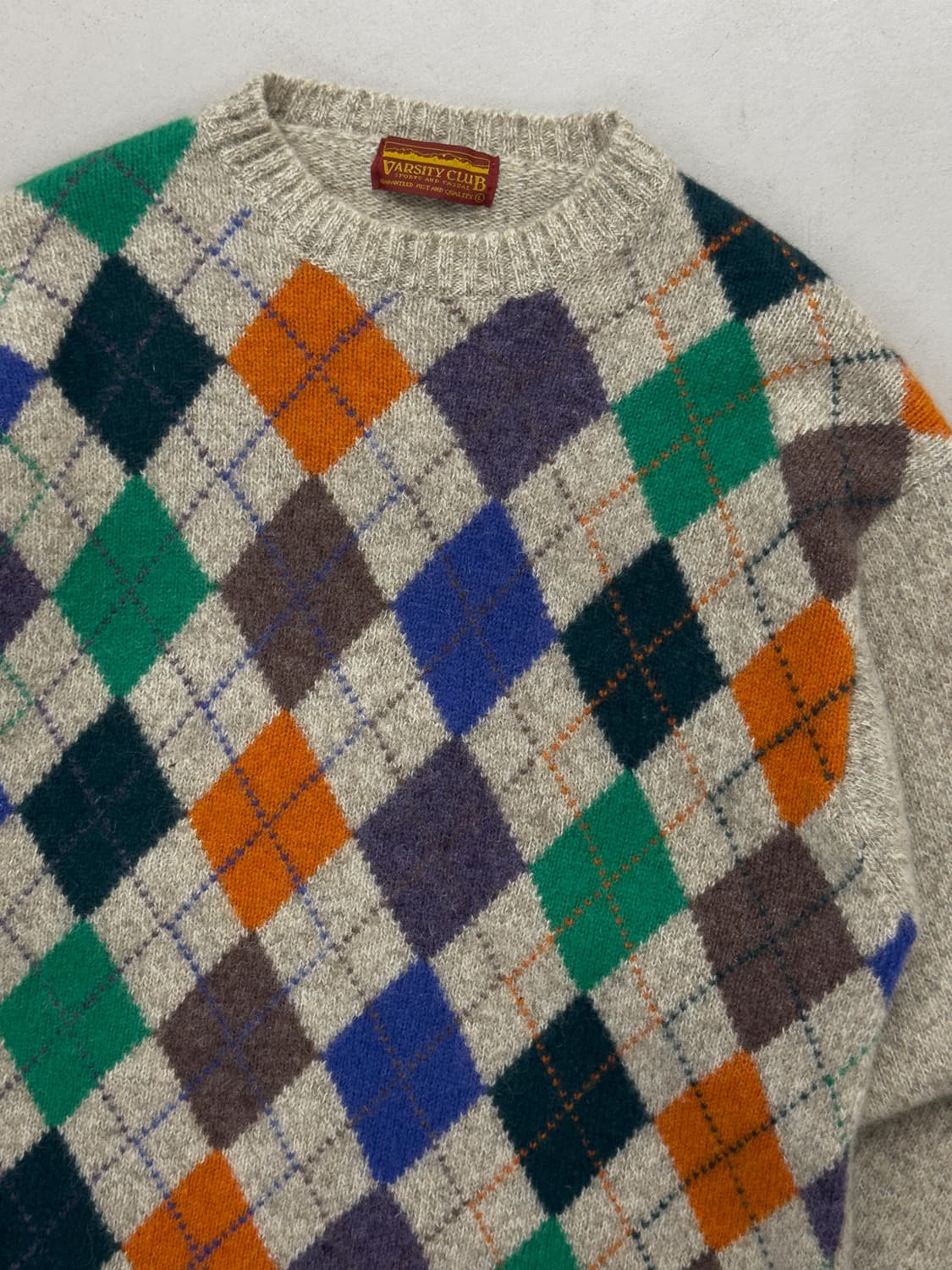 아가일 스웨터 상품이미지2