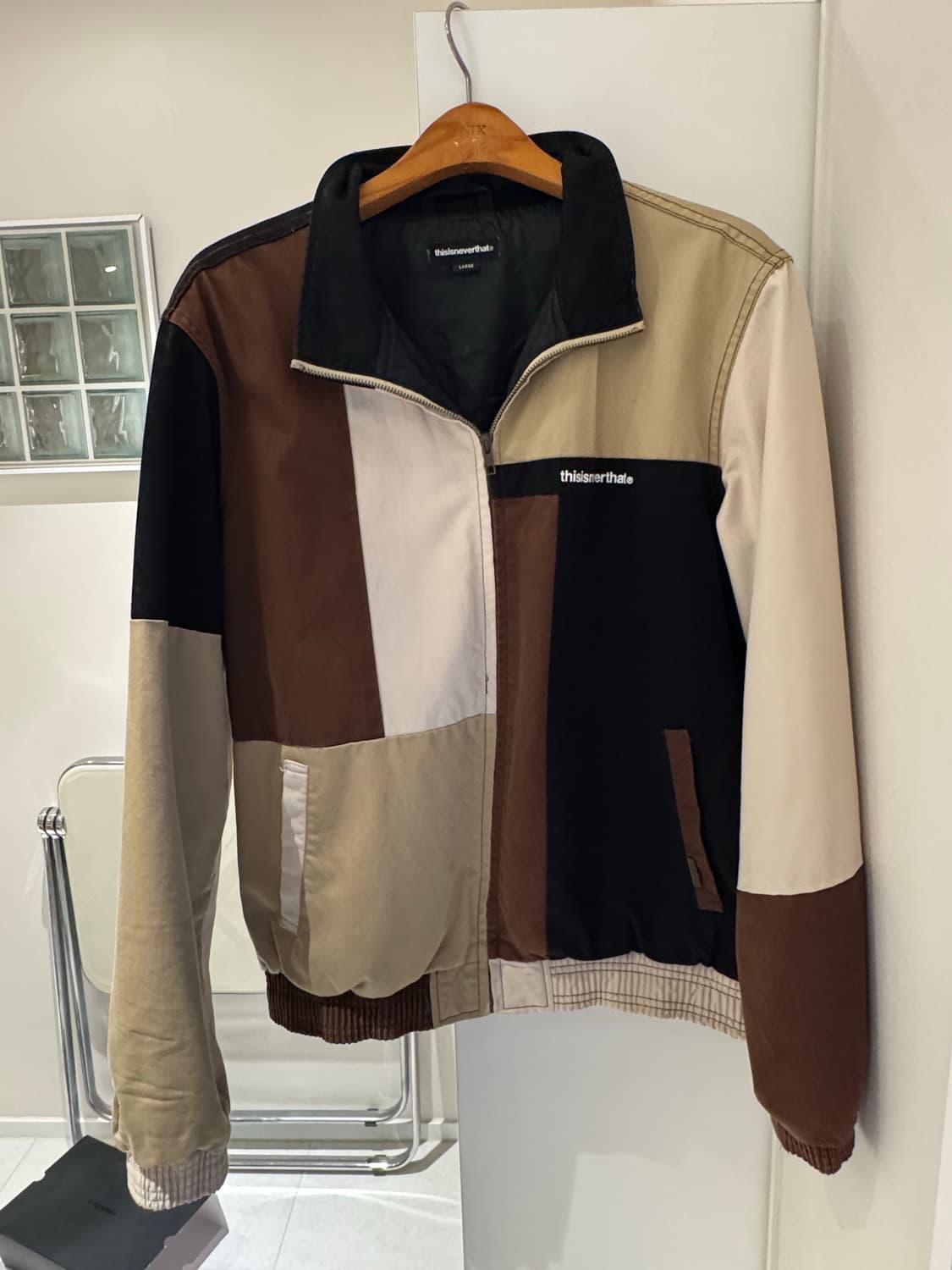 희귀)디스이즈네버댓 배색 자켓 L 상품이미지1