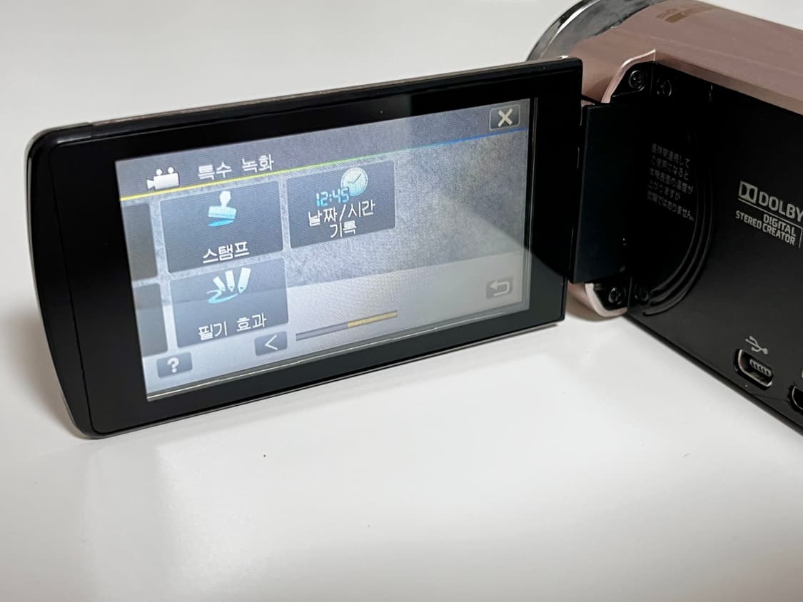 기능 다수/ 최저가/ jvc e600 빈티지 캠코더 로즈골드 상품이미지7