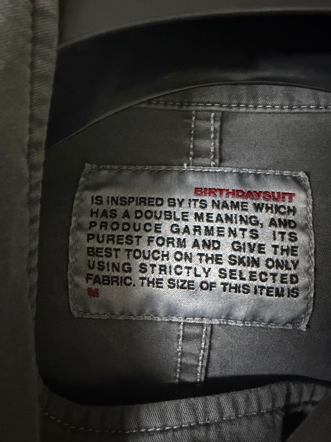 벌스데이수트 필드 파카 차콜 M 상품이미지3