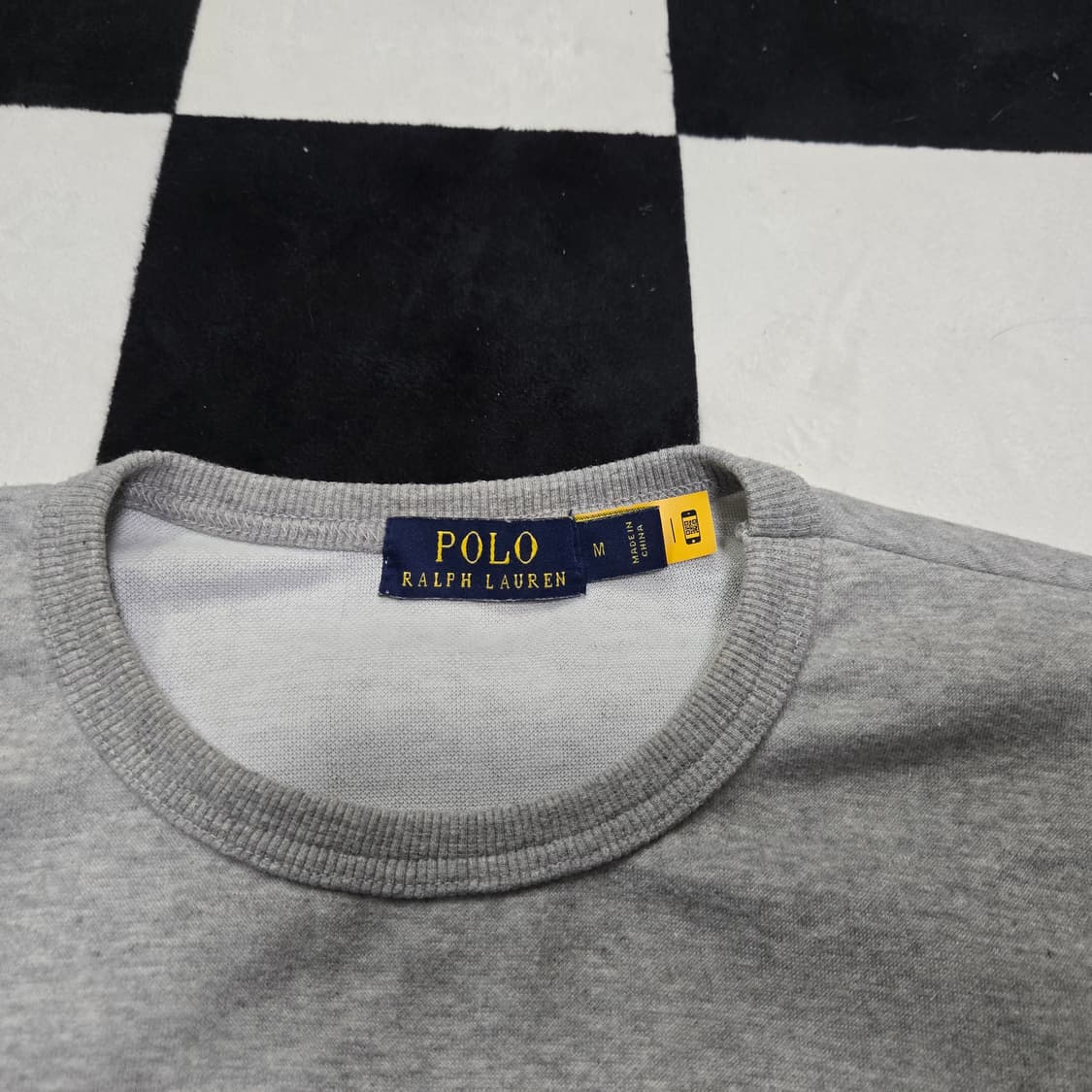 M 폴로랄프로렌 헤비코튼 티셔츠 그레이 상품이미지3