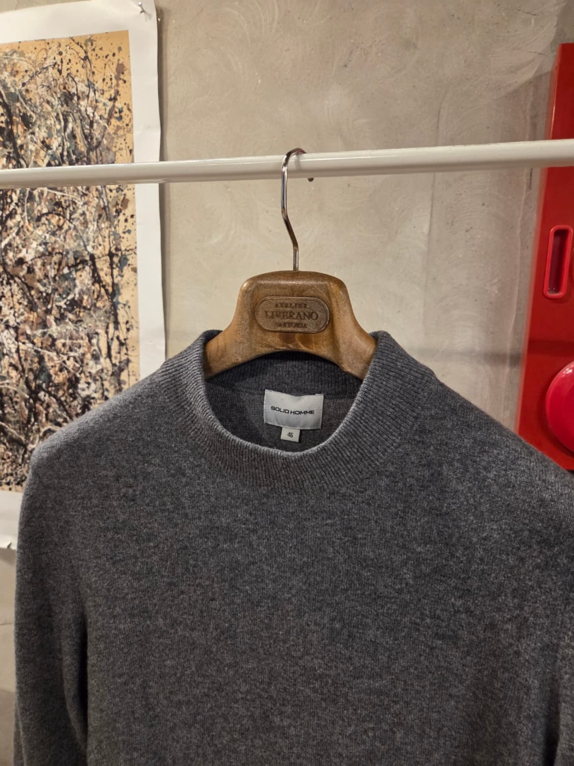 솔리드옴므 캐시미어 모호크넥니트 상품이미지3