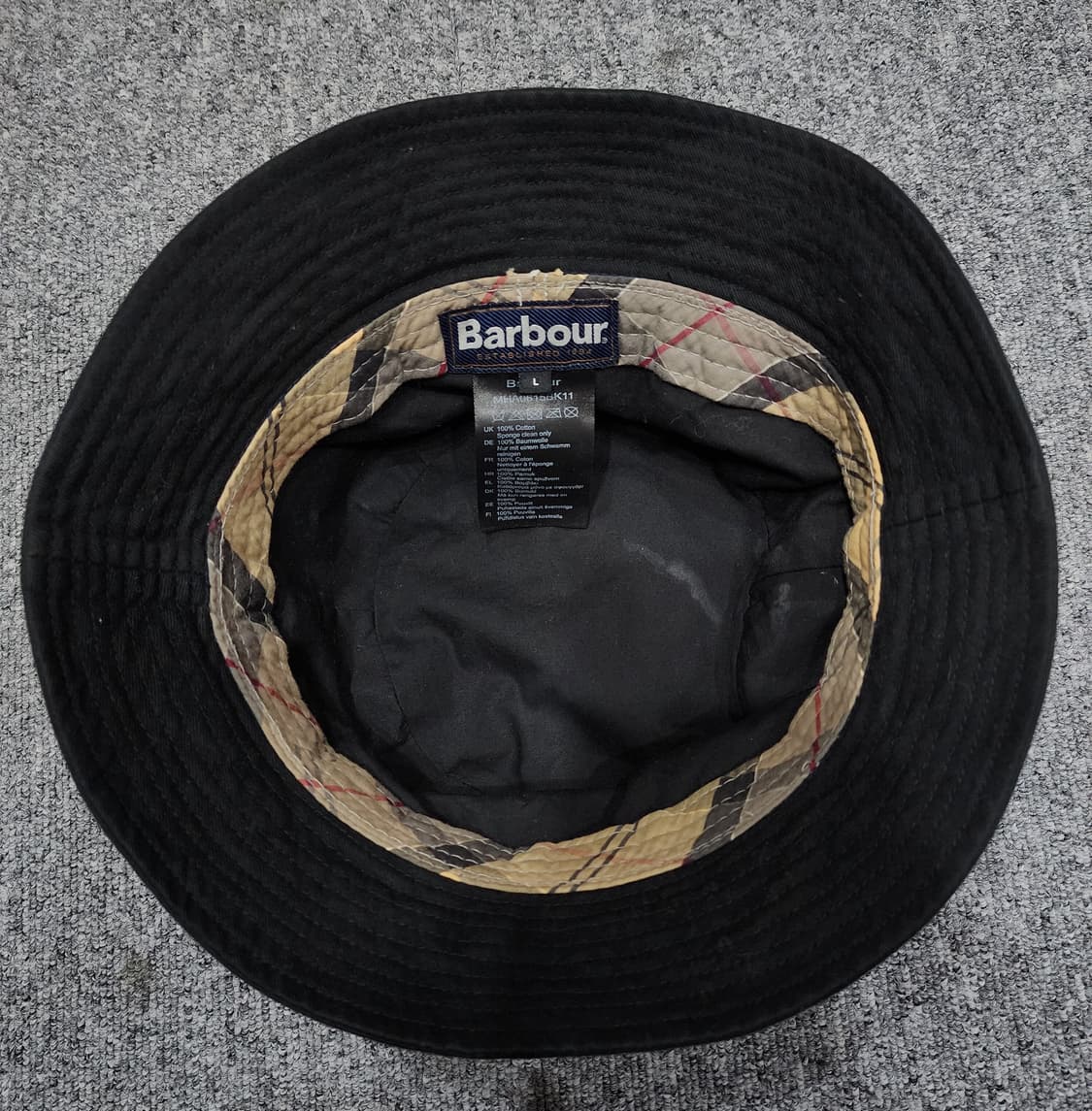 바버 캐스케이드 버킷햇 모자 L 상품이미지5