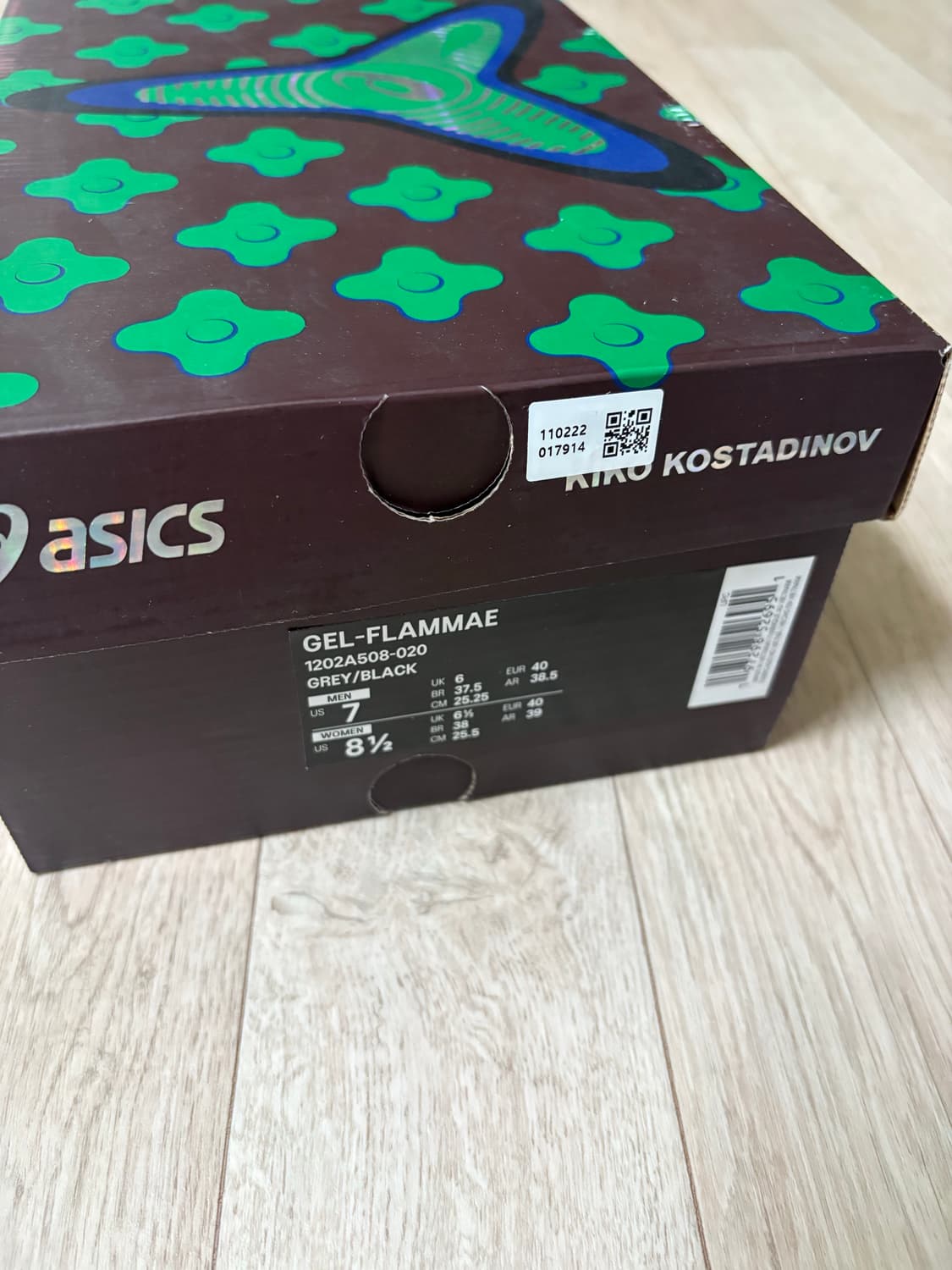 255)아식스 키코 코스타디노브 젤 플라메 그레이 블랙 상품이미지4