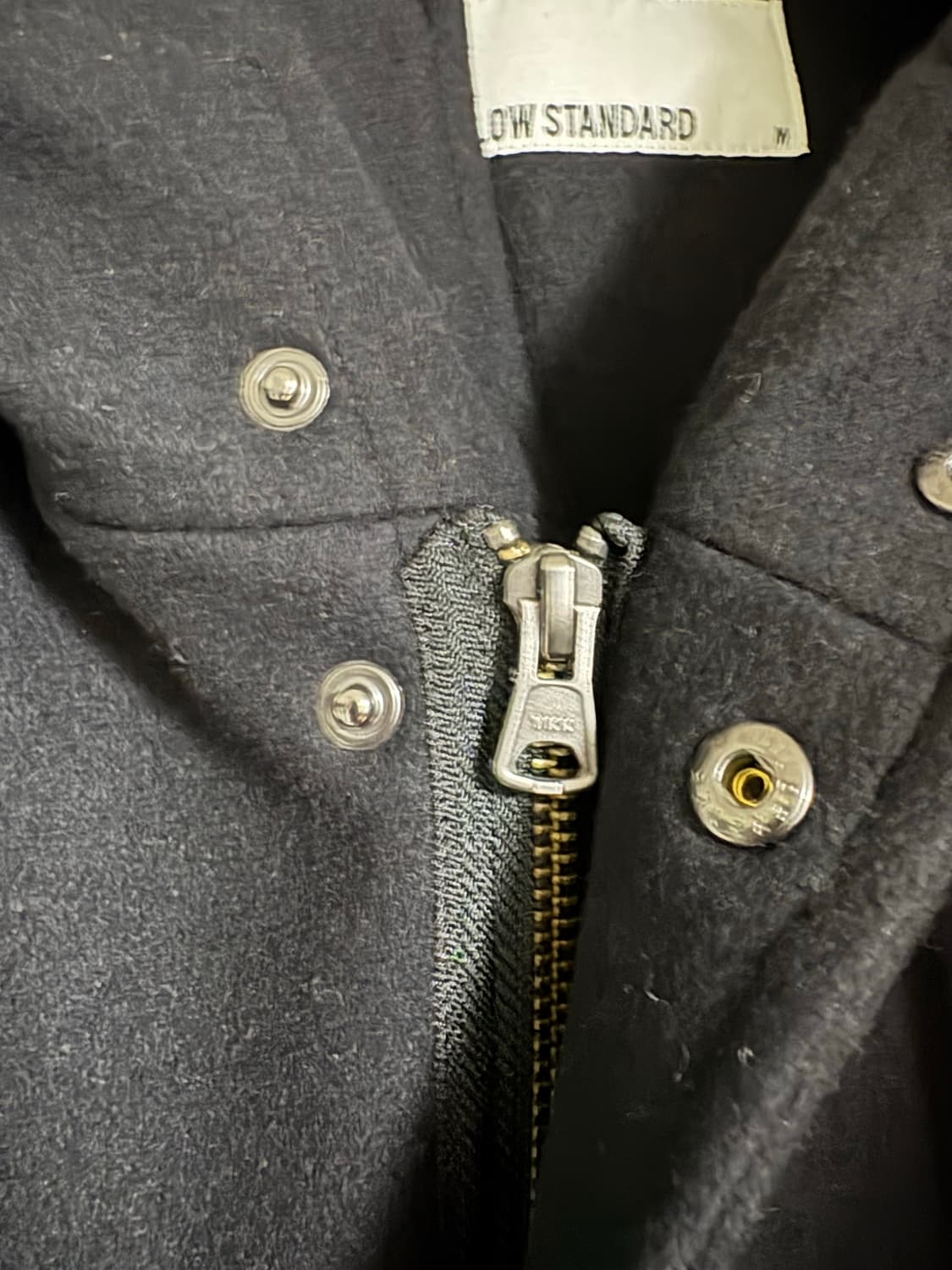 비슬로우 스탠다드 20FW 울 후디 코트 블랙 M 상품이미지4