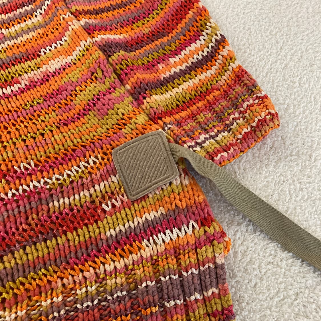 N21 스트라이프 패턴 니트 상품이미지4