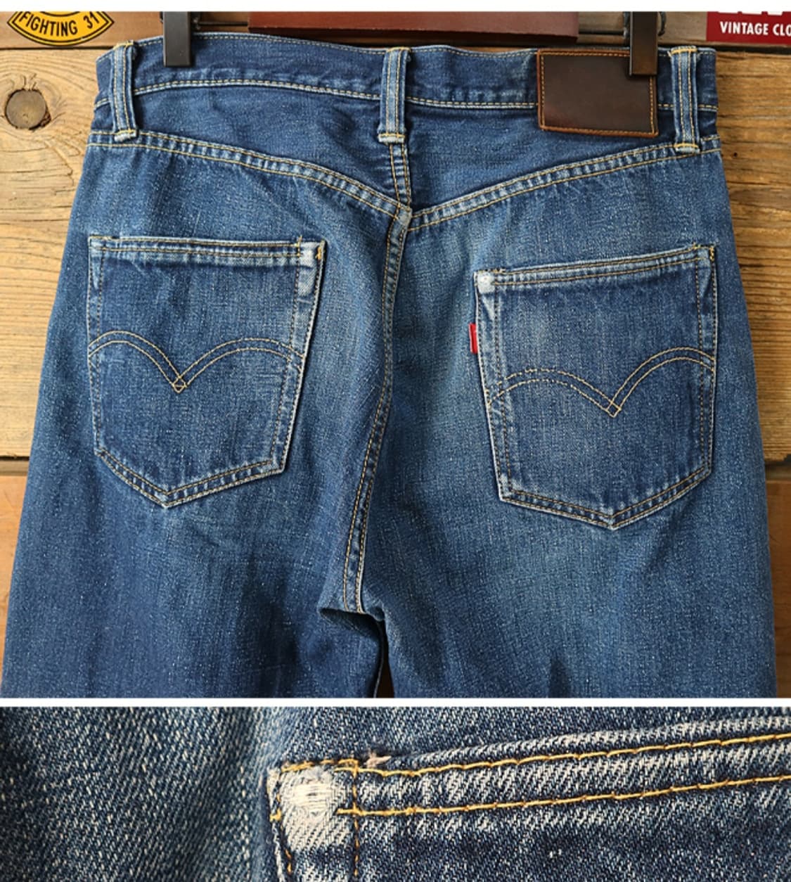 일본판 90s WAREHOUSE 웨어하우스 빈티지 셀비지 데님 30 상품이미지5