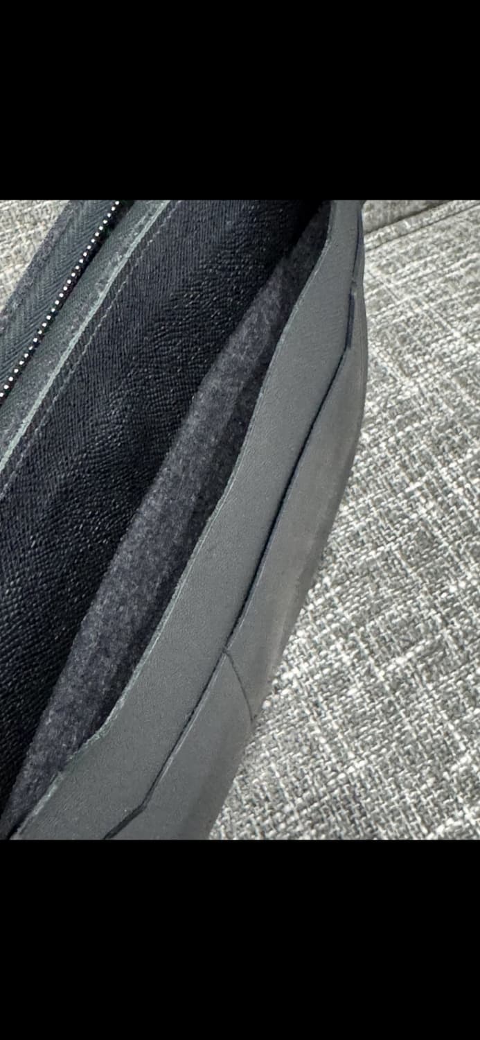 에르메스 블랙 펠트 가죽 클러치 파우치 상품이미지8