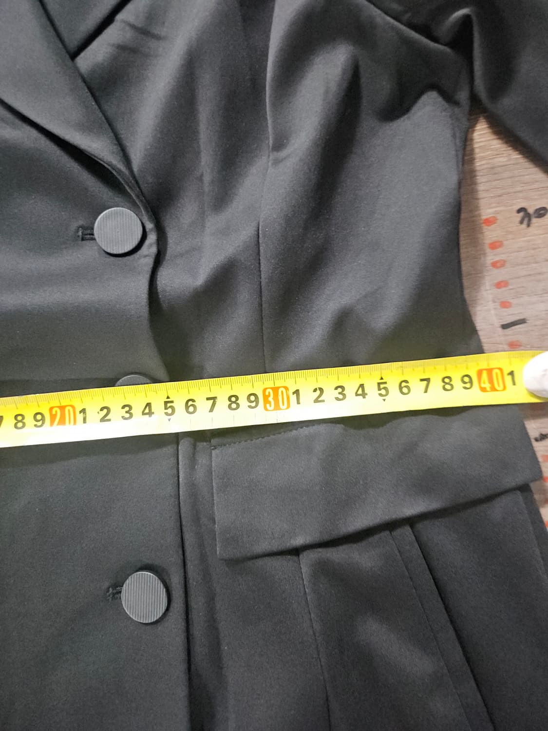 CERRUTI 1881 블랙 더블 코트 자켓  66 상품이미지8