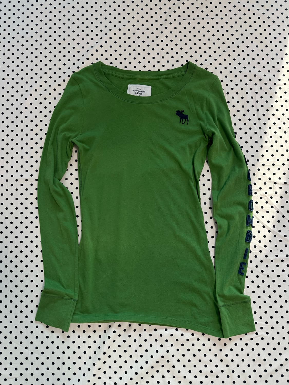 아베크롬비 로고패치 롱 슬리브 y2k 갸루 상품이미지1
