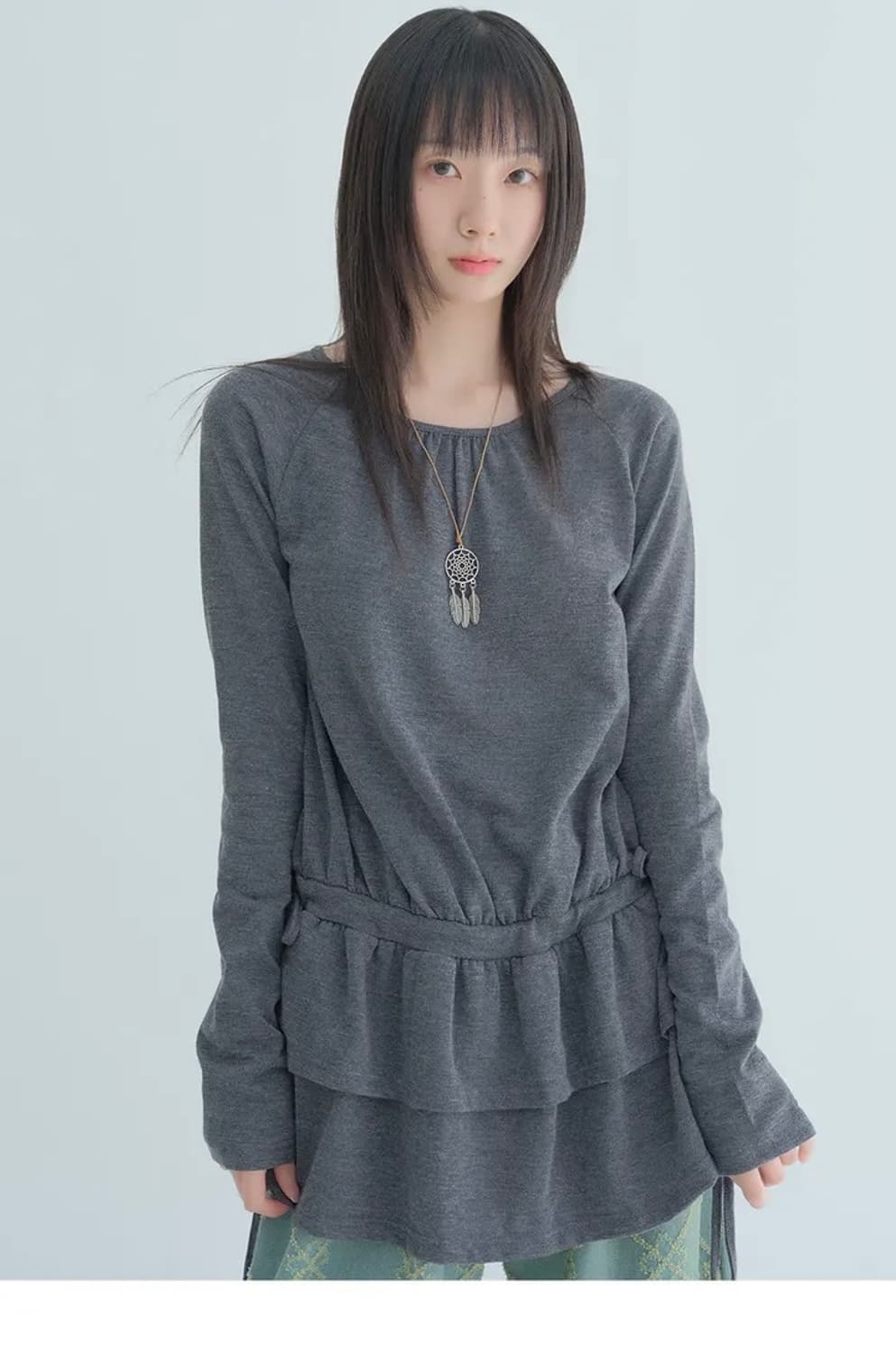 틸데서울 베니 프릴 레이어드 티셔츠 상품이미지1