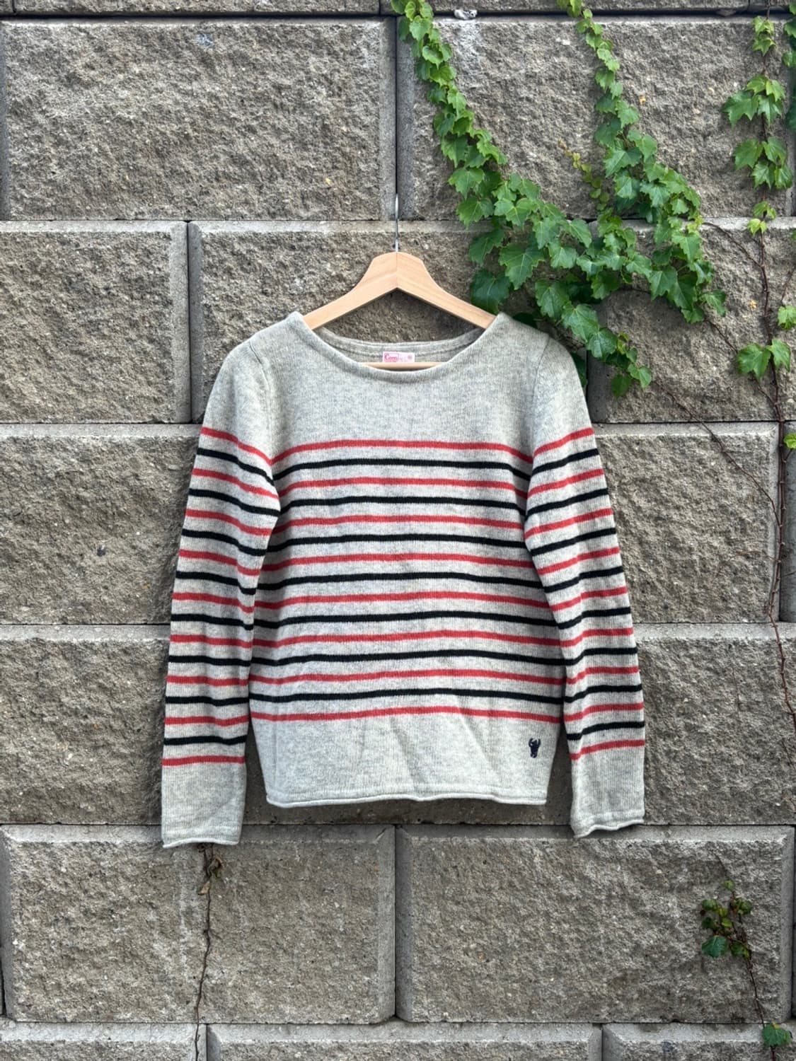 Light Gray Stripe Knit 상품이미지1