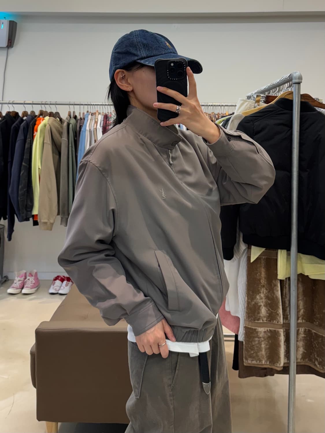 90s 입생로랑 블루종 자켓 상품이미지8