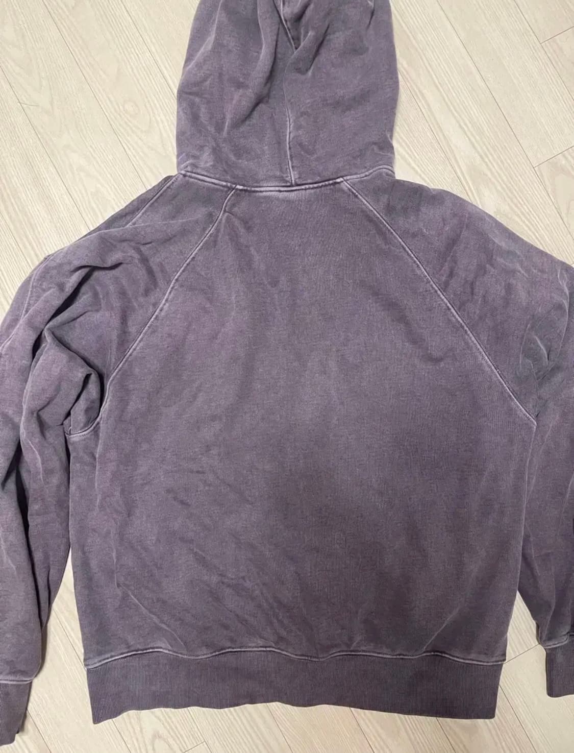 프리즘웍스 가먼트다잉 후드티 m 상품이미지2