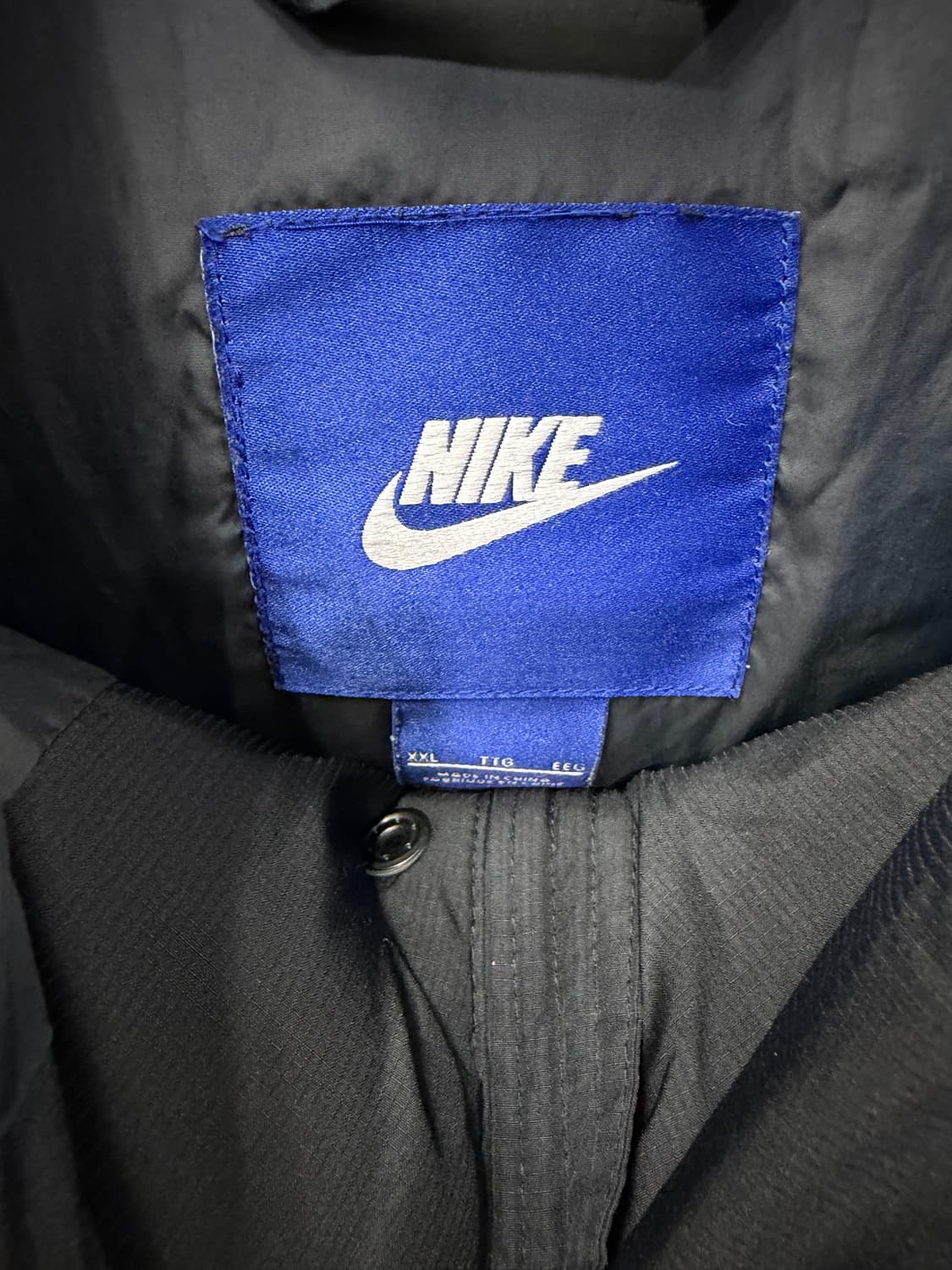 정품) 나이키 남성 블랙 롱패딩 XXL 상품이미지5