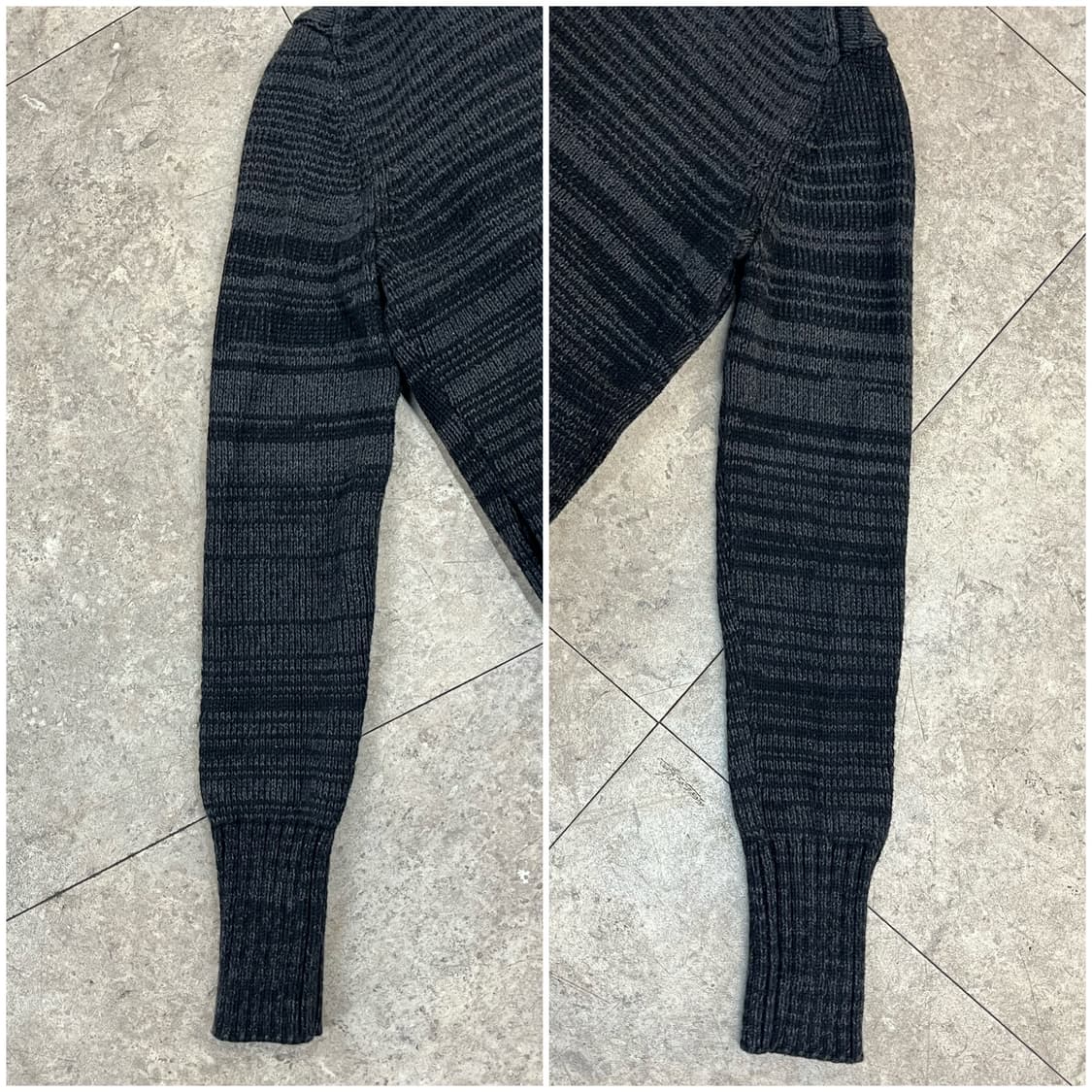 아르마니 익스체인지 니트 집업 차콜 XS #csz3679 상품이미지10