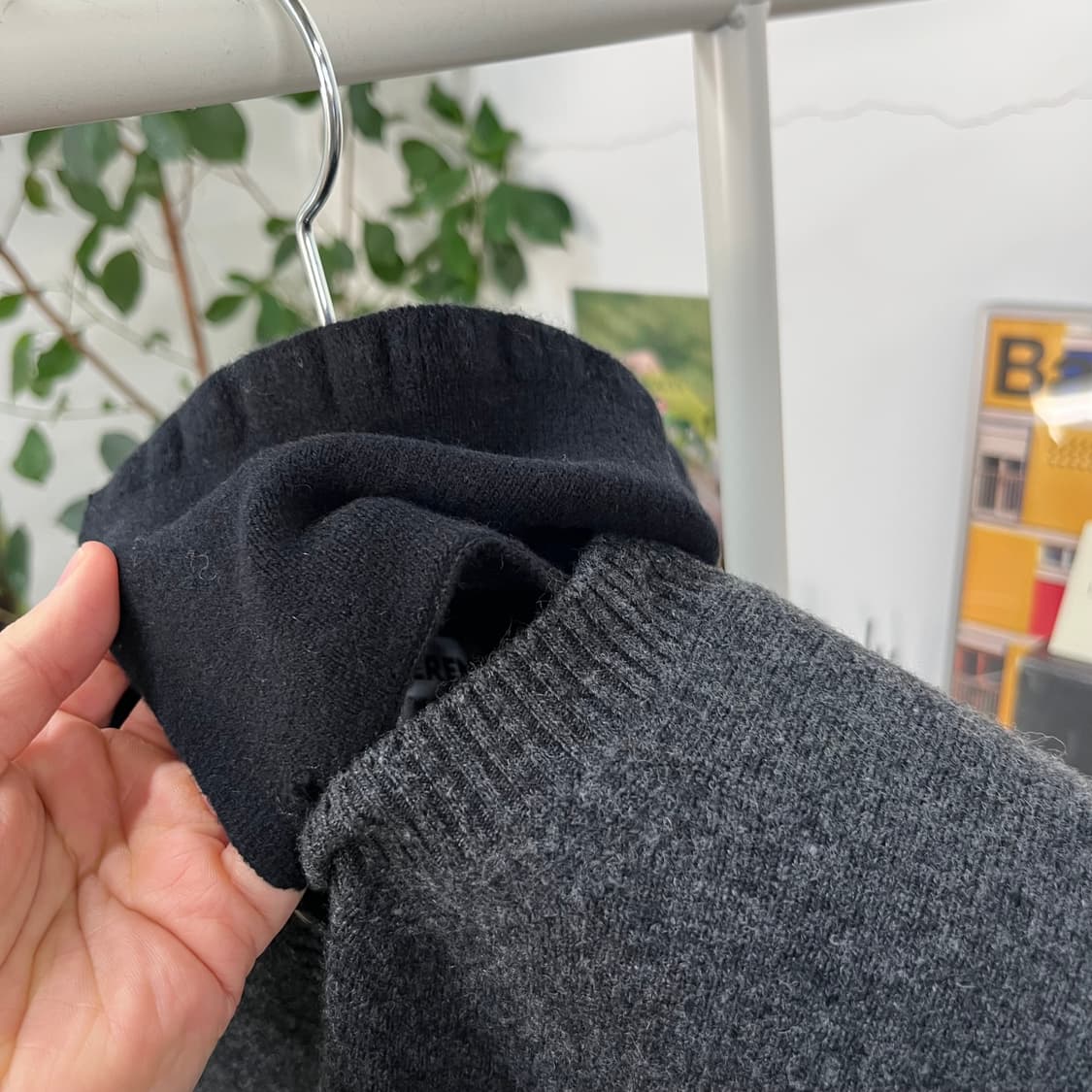 베르니스 2024 캐시미어 블렌드 가디건 XS 상품이미지4