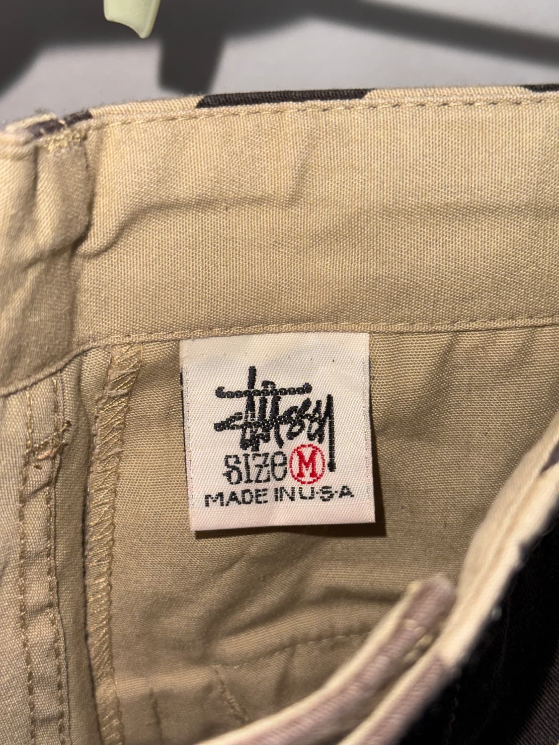 Stussy beige camouflage half cargo pants 상품이미지5