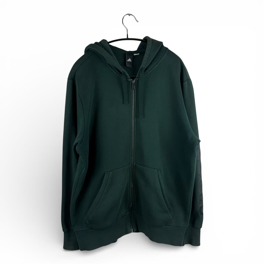 F) 아디다스 퍼포먼스 기모 후드집업 그린 상품이미지1