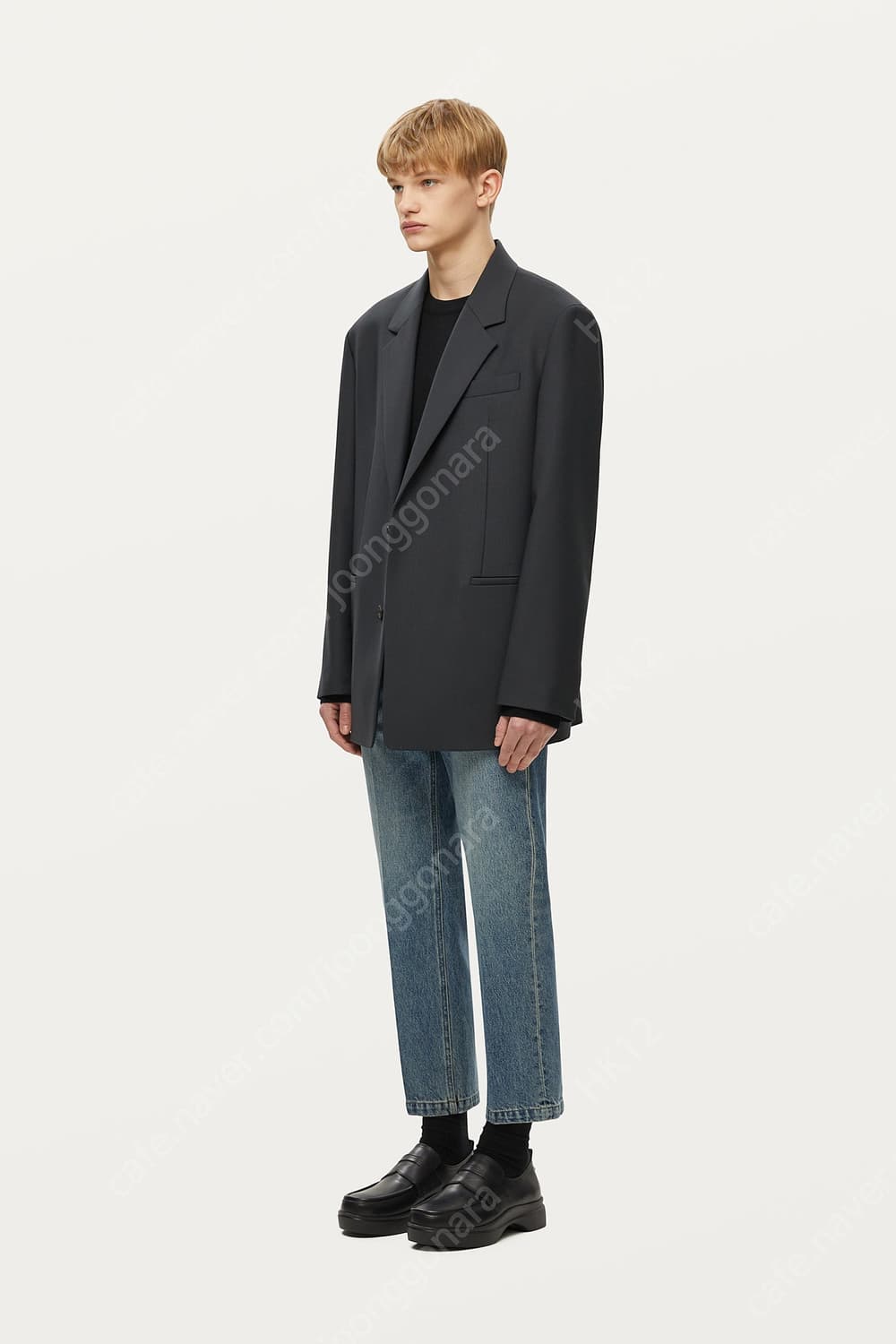 시스템 옴므 슬림핏 크롭진  상품이미지1