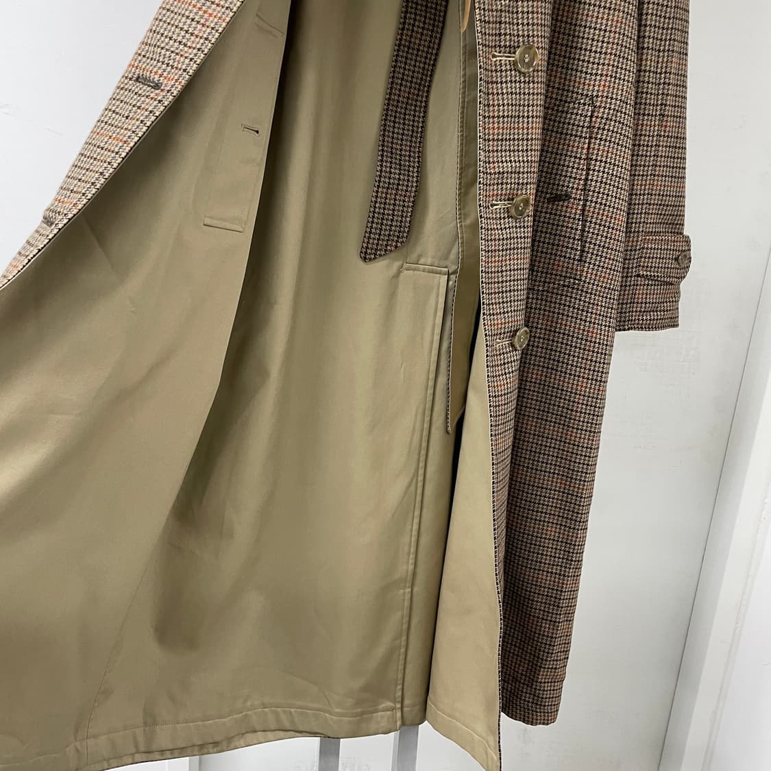 버버리 글렌체크/베이지 리버시블 코트 10 상품이미지6