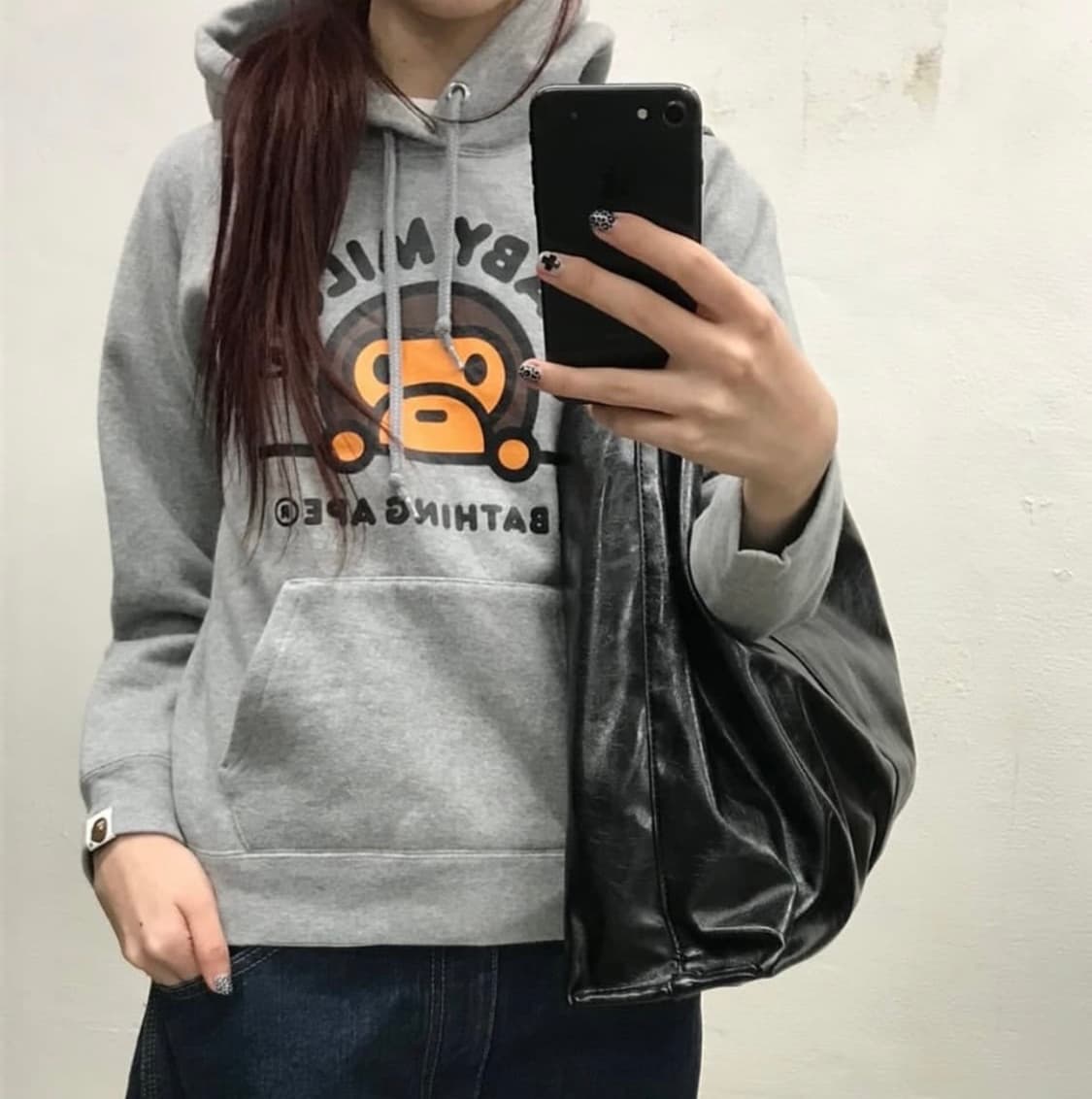 베이프 베이비 마일로 후드티 상품이미지4