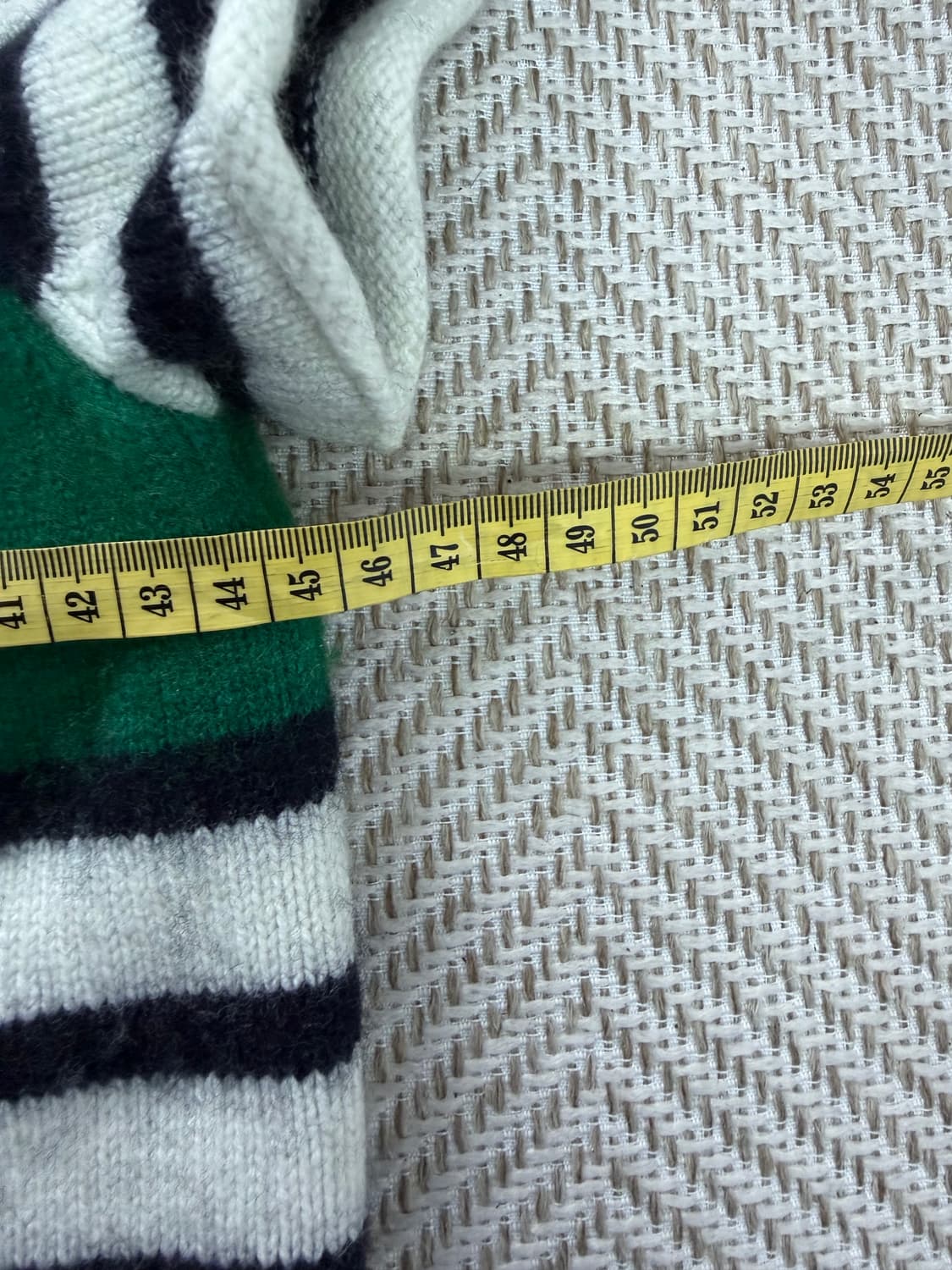 정품) 질샌더 여성 스트라이프 배색 니트 탑 M 상품이미지7