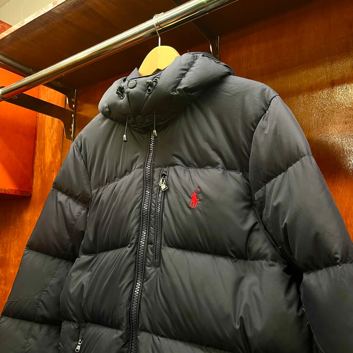폴로 랄프로렌 고햄 패딩 네이비 [ 95 ] 상품이미지4
