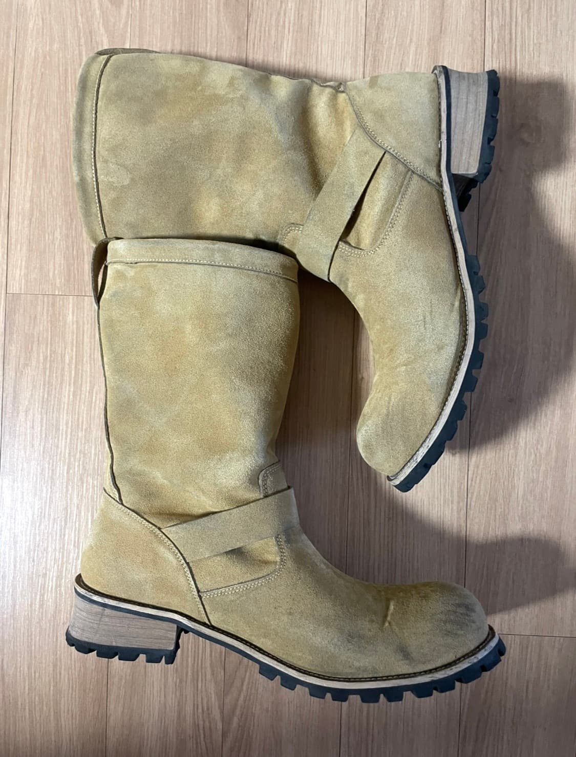 스웨이드 엔지니어 부츠 44 상품이미지4