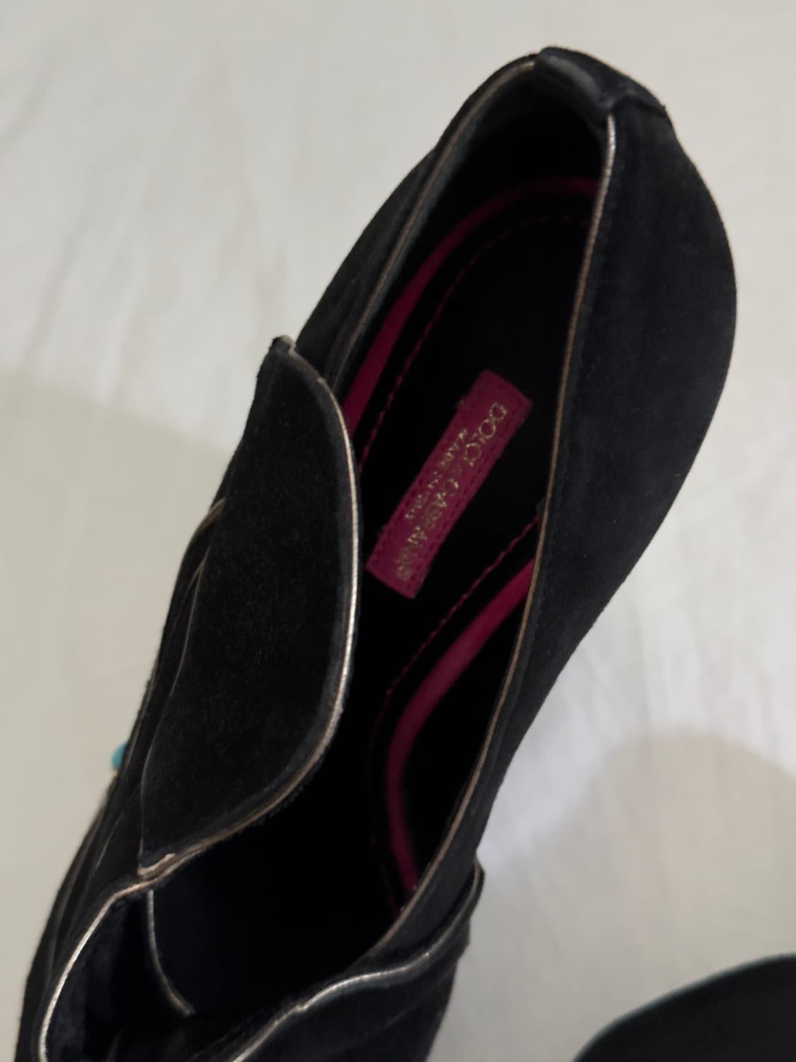 rare* 돌체앤가바나 아트피스 웨지힐 앵클부츠 상품이미지5