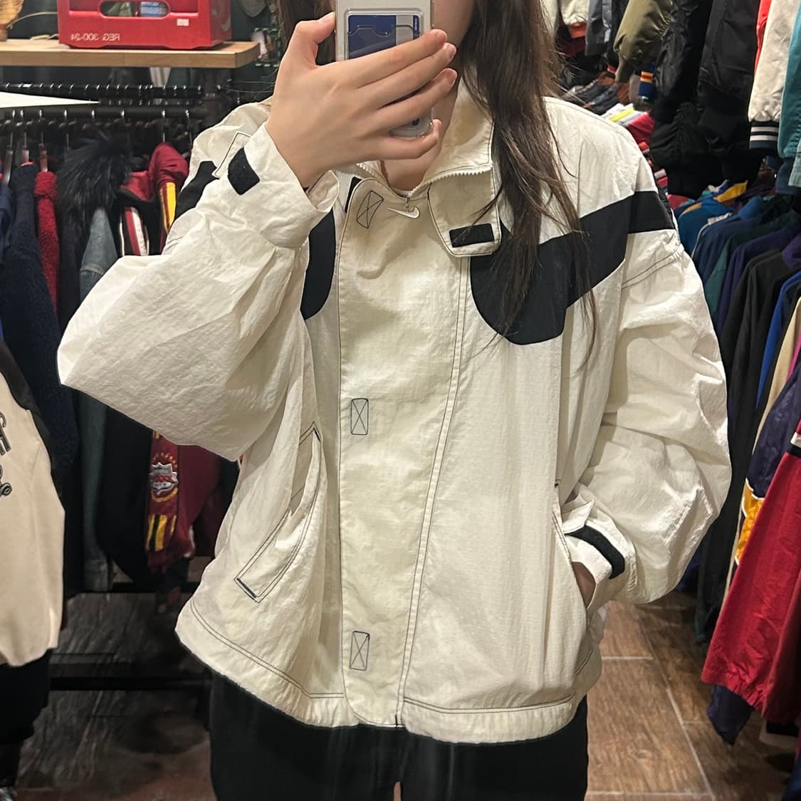 [HI] nike 나이키 바람막이 화이트  상품이미지2