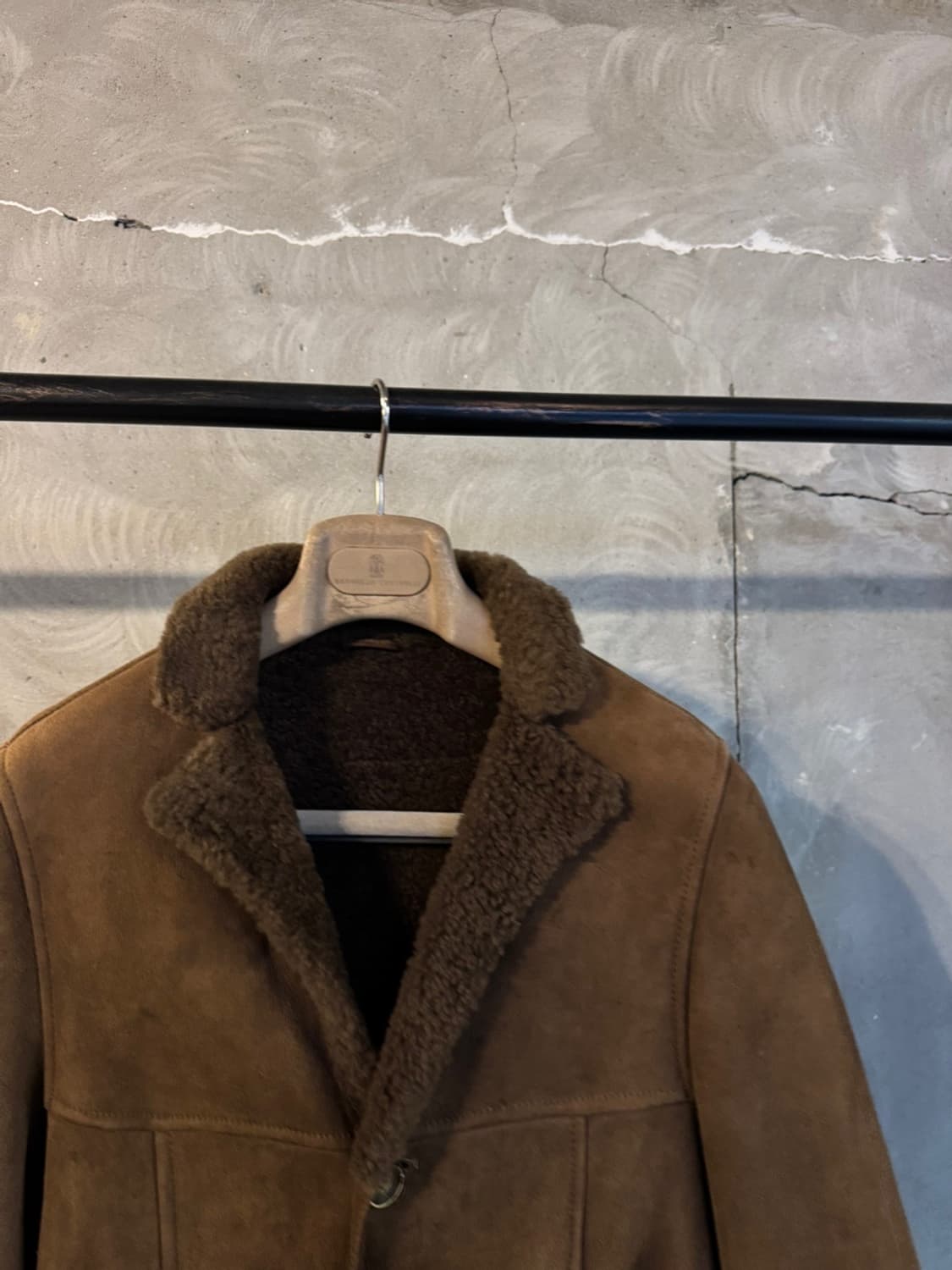 EMMETI 스웨이드 레더 코트 슬림100 상품이미지8