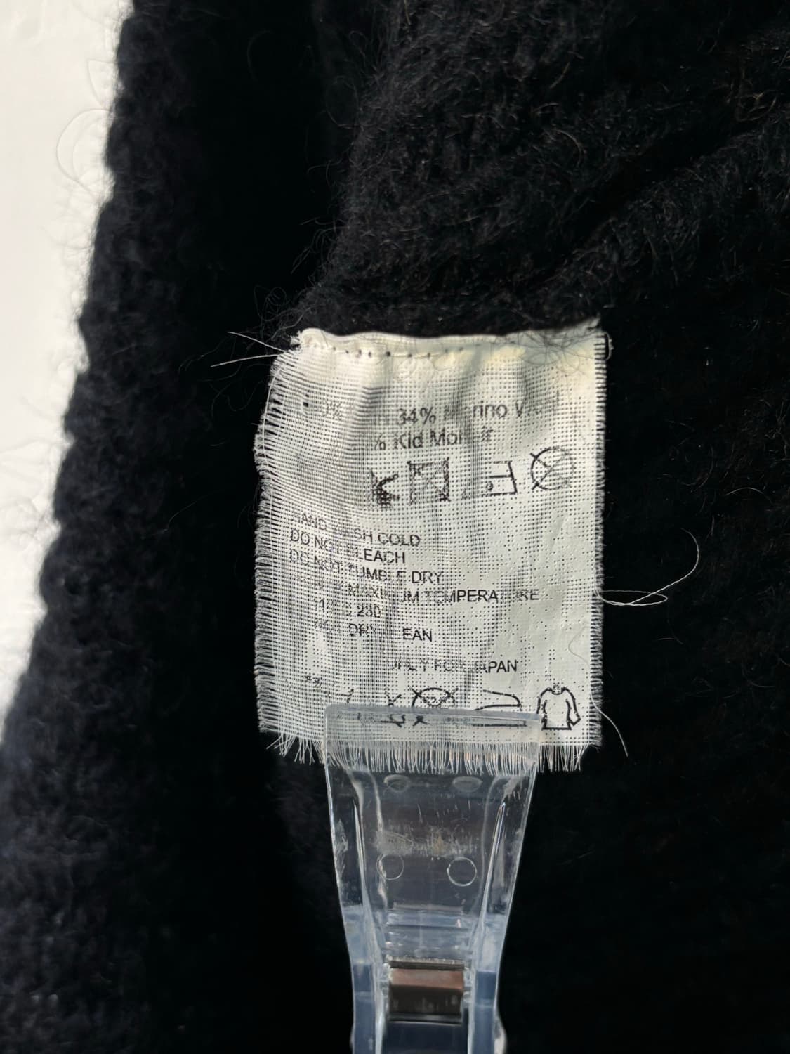 스컬 프린팅 울 후드 상품이미지9