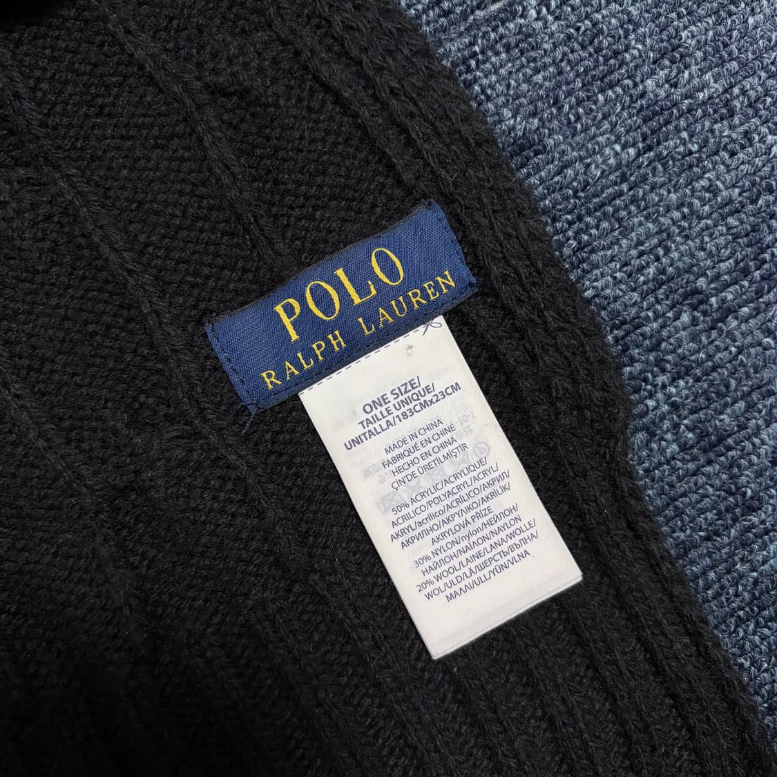 폴로 랄프로렌 꽈배기 머플러 상품이미지4