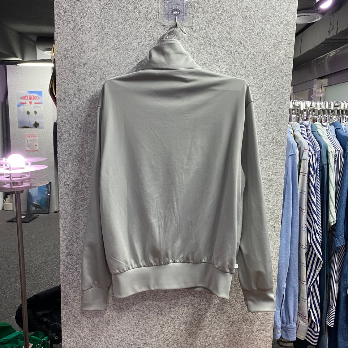 아디다스 아디컬러 클래식 파이어버드 실버 그레이 트랙탑 져지 B4350 상품이미지5