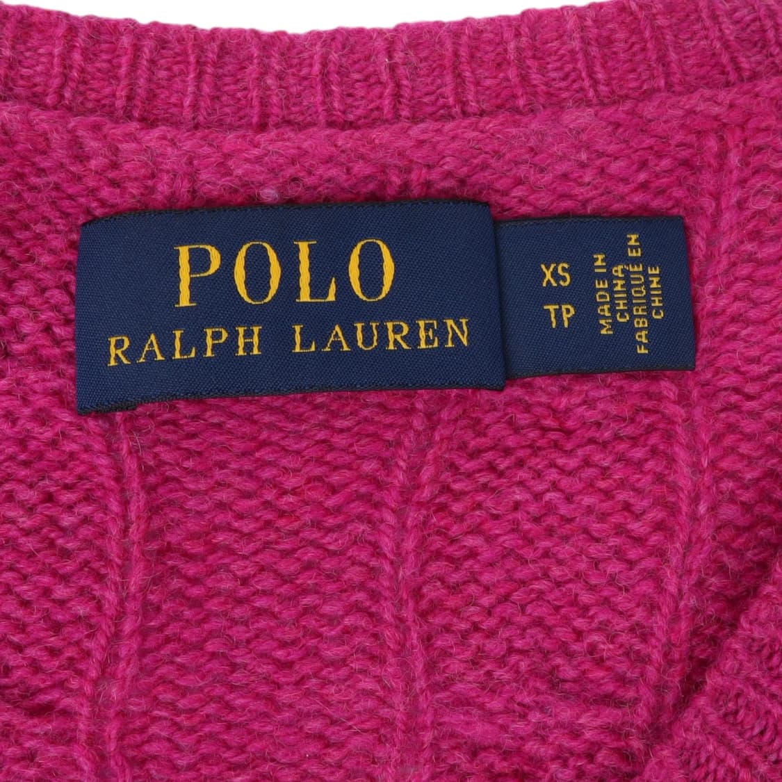 폴로 랄프로렌 핑크 울 캐시미어 케이블 니트 가디건 상품이미지8