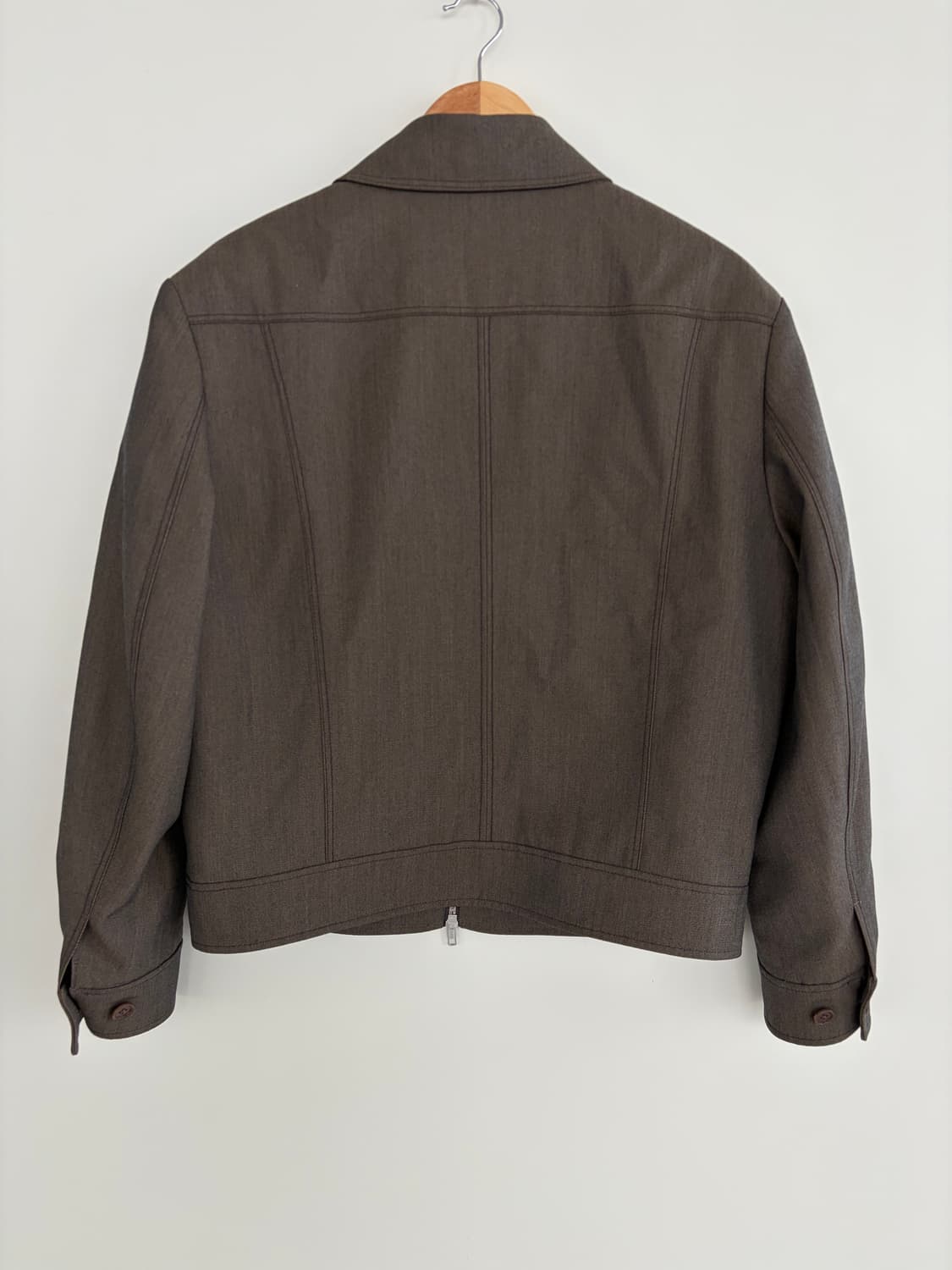 인사일런스 브라운 블루종 자켓 상품이미지3