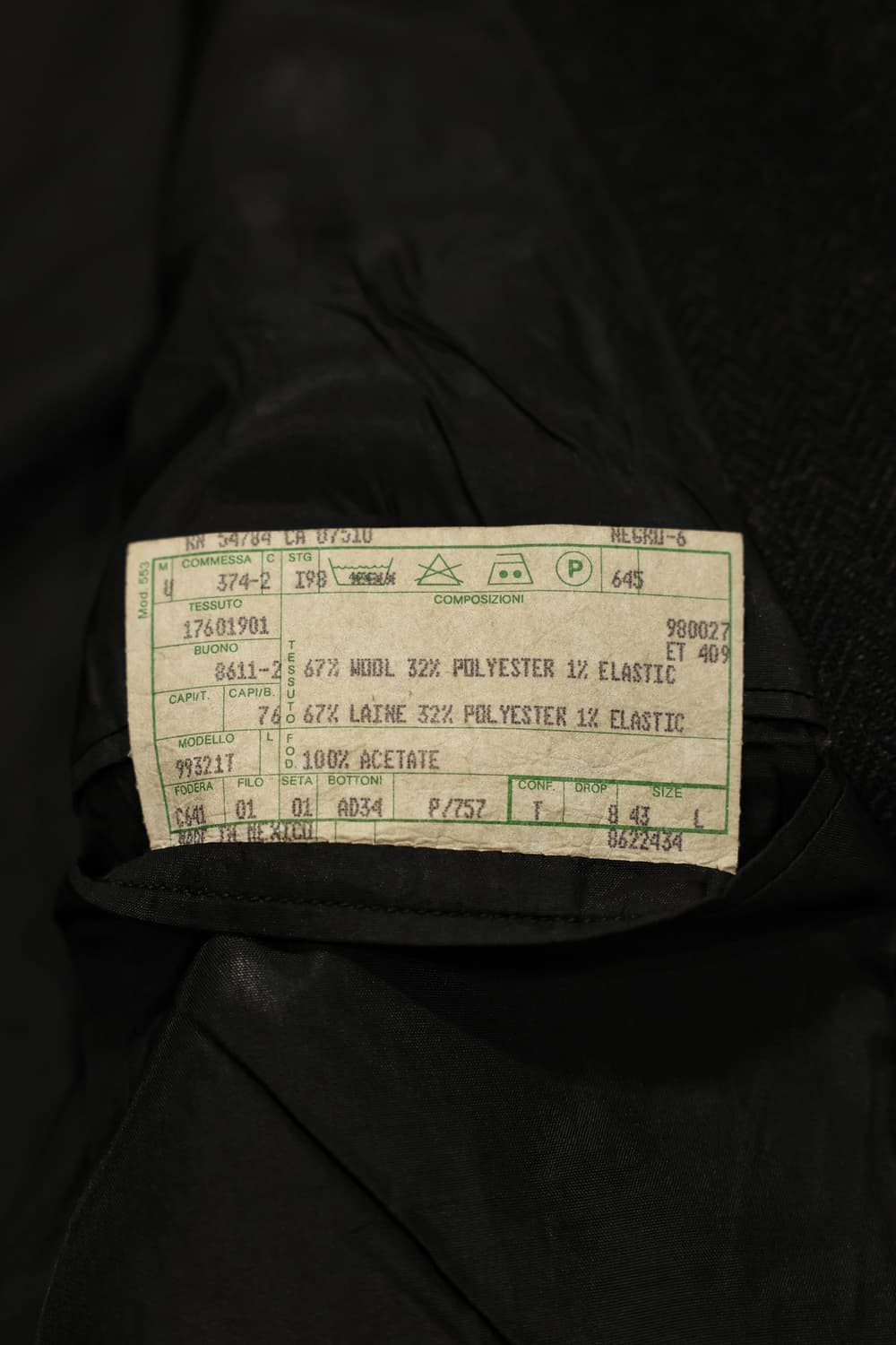 90s 빈티지 폴로랄프로렌 헤링본 자켓 판매 상품이미지9